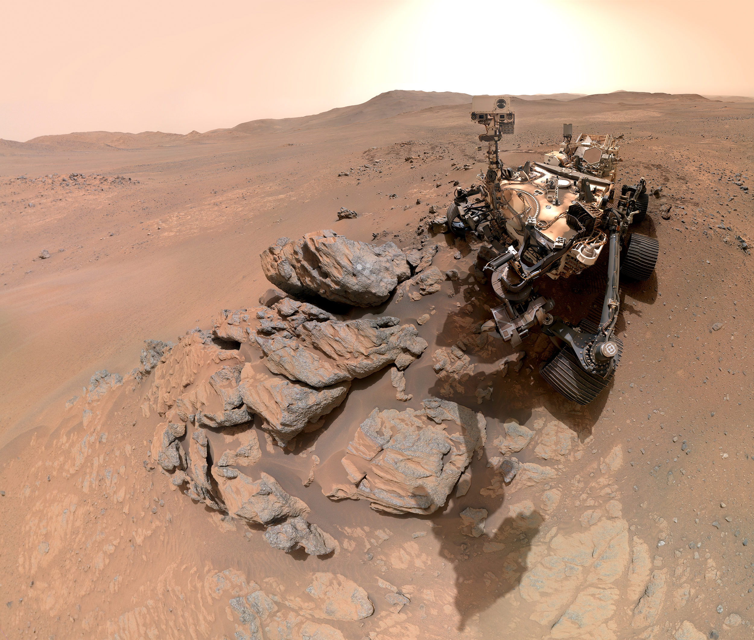 Perseverance Stuns in New Selfie – NASA’s Perseverance Mars rover recently took a self-portrait against a sweeping backdrop of ancient Martian terrain at a location the science team calls “Lac de Charmes.” Perseverance Stuns in New Selfie – NASA’s Perseverance Mars rover recently took a self-portrait against a sweeping backdrop of ancient Martian terrain at a location the science team calls “Lac de Charmes.”