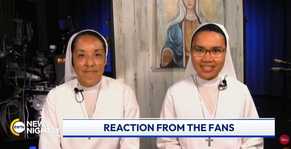 Salesian sisters go viral after attending San Antonio Spurs playoff game – #Catholic – Salesian Sisters of St. John Bosco have drawn national attention as “diehard” San Antonio Spurs fans after a group of sisters attended a recent NBA playoff game.The sisters went viral on social media following the Texas teamʼs May 24 home-court matchup against the Oklahoma City Thunder. The superfans wore Spurs jerseys, cheered on the team, and prayed over Catholic Spurs player Luke Kornet before the game. The prayer was seemingly answered as the Spurs scored their biggest victory in the 2026 NBA Western Conference finals so far.TweetSalesian Sister Cherilly Galley said the response the order has received since the game has been “really beautiful.”There has been a “response of people who are interested in Catholicism and people who would like to get involved, cheer on the Spurs, and also see how they can support our sisters here in San Antonio, which is really a huge blessing and a wonderful surprise from the Lord,” Galley said in an interview May 27 with “EWTN News Nightly.”While many first noticed the group of sisters at the recent game, the fans have been attending Spurs games “for over 20 years,” said Sister Bernadette Mota, a Salesian sister who prayed with Kornet at the game. “We have some sisters who were really diehard Spurs fans throughout the years, and theyʼre the ones who made that initial connection with the Spurs,” she said. “They would write to Coach [Gregg] Popovich, and he would actually write back.”Popovich, president of the San Antonio Spurs and former coach, and his wife&nbsp; “came to visit the sisters a few times,” Mota said.The sisters “would watch the games” and over the years the connection has “just kept up,” Mota said. “But a few years back, it had kind of died down a little bit, and then COVID happened, and we kind of lost that connection.”“But just this past year, and more recently in these past weeks, it really has built up in a very strong way. And so weʼre back praying with the Spurs and being there to support the community and the San Antonio people who love the Spurs,” she said.Itʼs “wonderful” to “have a lot of family and friends come together and watch the games,” Galley said.The sisters host watch parties with “parents and students from our school at St. John Bosco here in San Antonio,” she said. It’s “a lot of fun and a wonderful way to share the joy of faith and family.”Keep God ‘first’Mota and Galley said their favorite Spurs players are Kornet and Victor Wembanyama — widely known as "Wemby.”“Wemby by far is the best player,” but the sisters “really like Luke [Kornet] because of the way he lives his Catholic faith on and off the court,” Mota said.While “sports and things like that are great,” players must remember that “God has to be first in your life,” Mota said.“Keep him first. Play strong, play your best, and work as a team because a team thatʼs united is very hard to pull down. So play together and have faith in God,” Mota said.“Trust one another as your team members — that is very valuable,” Galley added. Also, “have fun, enjoy it. Thatʼs always a wonderful thing: to have fun on the court.”