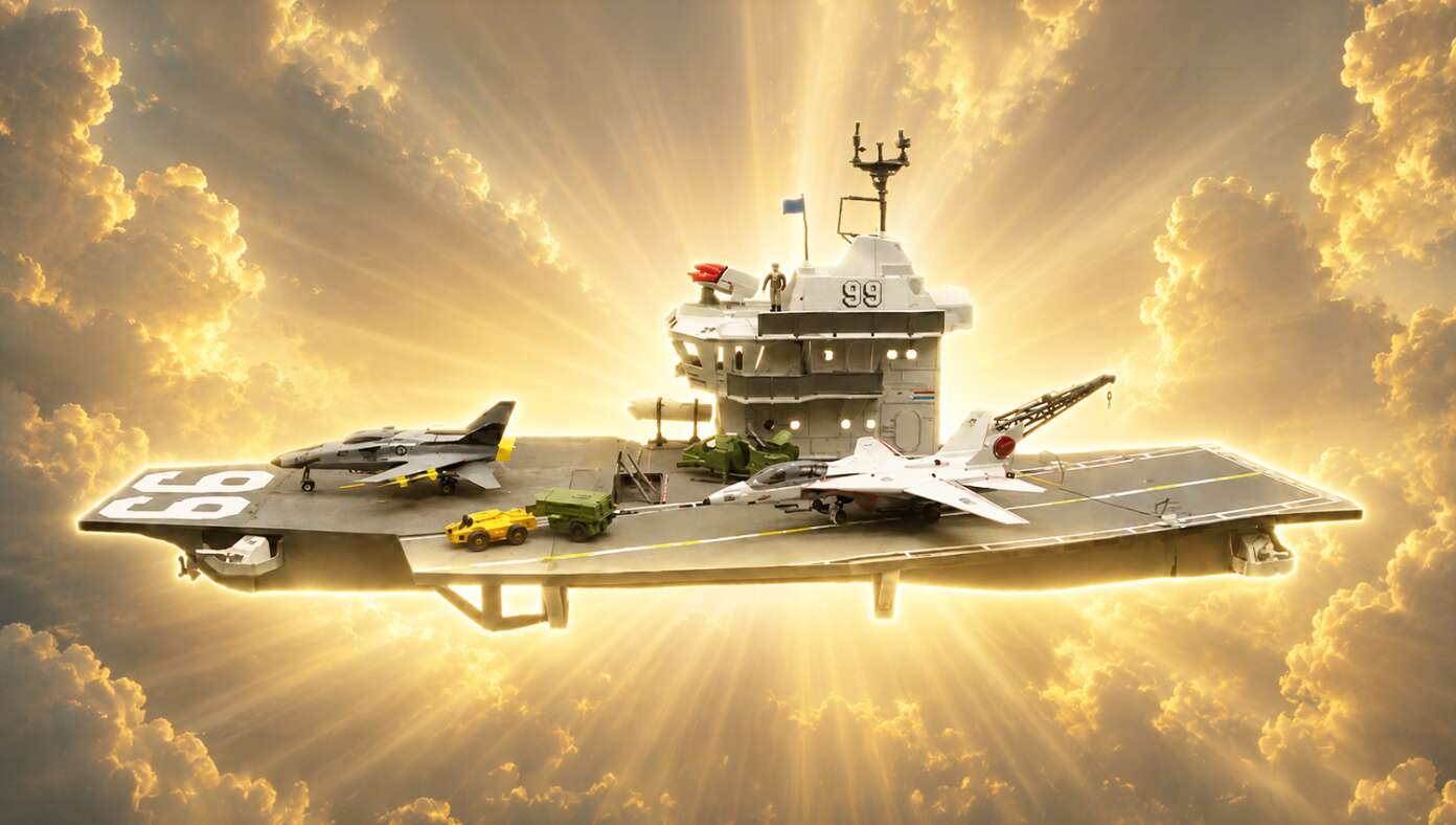 Theologians Now Believe Everyone Gets Their Own G.I. Joe Aircraft Carrier In Heaven #BabylonBee – CAMBRIDGE — A paper published by professors at the University of Cambridge affirmed a long-speculated theory about Heaven, that everyone gets their own G.I. Joe Aircraft Carrier toy.