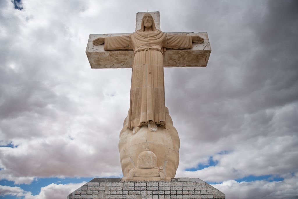 Bishop Baldacchino to climb Mount Cristo Rey as the government moves to seize diocesan land – #Catholic – Bishop Peter Baldacchino of Las Cruces, New Mexico, will climb Mount Cristo Rey and celebrate Mass at the mountain’s peak as the government moves to seize the diocesan land for border fencing.The Diocese of Las Cruces “is currently the subject of an application by the United States government to exercise eminent domain over diocesan land situated on Mount Cristo Rey,” Baldacchino wrote in a letter.Mount Cristo Rey is a prominent mountain in Sunland Park, New Mexico, overlooking the Texas and Mexico borders. The mountain is home to a 29-foot-tall statue of Christ and a shrine.“At this site, Christ the King, with open arms, rises above two countries,” Baldacchino said. “Since the sites’ founding nearly a century ago, many have come together in devotion and journeyed to the top of this mountain seeking Him and offering prayers of thanksgiving and hope.”As the dispute remains ongoing, Baldacchino and Bishop Mark Seitz of El Paso are inviting the faithful “to join in prayer and pilgrimage” by climbing the mountain and celebrating Mass on June 28.
 
 Bishop Peter Baldacchino celebrates Mass on Holy Thursday after lifting the diocesan ban on public Masses when the coronavirus pandemic took hold of the U.S. in 2020. | Credit: Photo courtesy of David McNamara/Diocese of Las Cruces
 
 “Our government is within its rights to secure its border, however, our Diocese is defending itself against the means by which the government now seeks to do so,” Baldacchino said.The government is trying to seize the diocesan property “to construct, install, operate, and maintain…structures designed to help secure the United States/Mexico border within the state of New Mexico,” according to a civil action filed by the federal government in U.S. District Court for the District of New Mexico.The Diocese of Las Cruces had asked a district court to block the deposit of the funds while it fights the governmentʼs attempts, but on June 15, U.S. District Judge Kenneth Gonzales ruled the government could deposit the 3,071 to “allow for the safekeeping of funds pending resolution” of the dispute.
 
 This is not a matter of politics, but a matter of preserving and defending a sanctuary and devotion which has brought many people in our community to God.”
 
 Peter BaldacchinoBishop of Las Cruces, New Mexico
 
 
 “This is not a matter of politics, but a matter of preserving and defending a sanctuary and devotion which has brought many people in our community to God,” he said. “The spiritual value of this site cannot be compromised by politics or financial gain.”“I look forward to being with you all on June 28, 2026, as we pray for the Dioceses of Las Cruces and El Paso, and for our government and its leaders,” Baldacchino wrote.