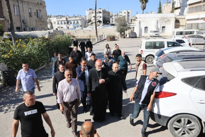 Cardinal Pizzaballa and Orthodox Patriarch Theophilus III of Jerusalem visit the Gaza Strip – #Catholic – Cardinal Pierbattista Pizzaballa, Latin Patriarch of Jerusalem, and Theophilus III, Orthodox Patriarch of Jerusalem, All Palestine, and Jordan, undertook a visit to the Gaza Strip on June 22, as announced by the Latin Patriarchate of Jerusalem.The visit of the two heads of the Orthodox and Catholic Churches in the Holy Land expressed, according to the statement, the “pastoral responsibility” of their respective Churches toward the Christian communities of Gaza but also “toward the whole population” of this territory, “where families continue to endure grave humanitarian suffering, fear, loss and uncertainty.”The patriarchs were accompanied on their visit by Josef D. Blotz, grand hospitaller of the Sovereign Military Order of Malta, as well as by representatives of Malteser International, the orderʼs humanitarian agency. Their presence “reflects the enduring commitment of faith-based humanitarian services to healthcare, relief work, and the protection of human dignity in Gaza,” the statement noted.
 
 Cardinal Pizzaballa in the Gaza Strip. | Credit: Latin Patriarchate of Jerusalem
 
 Furthermore, the statement said the presence of both religious leaders “carries the prayer of Jerusalem to Gaza’s wounded faithful and to all who suffer, in a ministry of consolation, mercy and steadfast Christian witness rooted in the Gospel and in the sacred vocation of the Holy City.”During their time in Gaza, the leaders visited the cityʼs only Catholic church, the Latin rite parish dedicated to the Holy Family where, according to Vatican News, Theophilos III and Pizzaballa were welcomed with applause from the faithful and joyful cheers from the children.After an initial greeting and a prayer led by the parish priest, Father Gabriel Romanelli, Pizzaballa expressed his joy at being able to look into the eyes not only of the parishioners and those living in the vicinity of the church, but also of all the inhabitants of that suffering city.The situation, the cardinal said, is difficult but the presence of Church representatives demonstrates their concern for Gaza, which remains a priority.In addition, they held meetings with the clergy, religious communities, and “local Christian families and people affected by the continuing humanitarian crisis,” according to the statement.
 
 Josef D. Blotz, grand hospitaller of the Sovereign Military Order of Malta, was also present. | Credit: Latin Patriarchate of Jerusalem
 
 Through these encounters, they "seek to offer spiritual strength, comfort, and hope in the midst of deep suffering," they said. The Latin Patriarchate of Jerusalem emphasized that the presence of Theophilos III and Pizzaballa "carries the prayer of Jerusalem to Gaza’s wounded faithful and to all who suffer.”This is the third such visit in the past year; Pizzaballa previously visited the Strip in July and December 2025.The humanitarian work of the Latin Patriarchate of Jerusalem and the Holy Family Catholic Parish in Gaza has recently been recognized. On June 12, in the presence of Italian President Sergio Mattarella, they were awarded the Antonio Feltrinelli International Prize by the Accademia Nazionale dei Lincei — one of Italyʼs most prestigious scientific and humanitarian awards. Iyad Twal, patriarchal vicar for Jordan, accepted the prize on behalf of Pizzaballa.This story was first published by ACI Prensa, the Spanish-language service of EWTN News. It has been translated and adapted by EWTN News English.