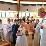 Children reminded of Jesus’ love for them in Eucharist #Catholic - On May 31, Bishop Kevin J. Sweeney encouraged first communicants from the Paterson Diocese, N.J., and their families to remember Jesus’ love as they received the Eucharist during the annual Catechesis. The event at Resurrection Parish in Randolph, N.J., gathered first communicants for an afternoon of catechesis, adoration, and celebration.
Dressed as they were on the day of their First Holy Communion, the participating children represented their home parishes. The goal for the day was to remind them that receiving Jesus in the Eucharist is a special gift and an essential part of their lives.
Bishop Sweeney engaged the children with catechesis on the Eucharist, conducting the session in a question-and-answer format. Most were second-graders, and they responded with thoughtful questions, which generated a meaningful dialogue.
During his homily, Bishop Sweeney asked, “What do you remember about your first Holy Communion?” The children answered, “receiving the body and blood of Jesus,” “being proud of myself,” “my reading,” and “pictures.”
Bishop Sweeney then reminded the children that at every Mass, Jesus says, “This is my body. This is my blood. Do this in memory of me,” as at the Last Supper.
He explained, “Why is it important to remember? To honor him because he died for us. He wants us to remember his love.” Bishop Sweeney incorporated the children’s earlier answers, making his message personal.

Click here to subscribe to our weekly newsletter.

Additionally, in his homily, Bishop Sweeney urged the first communicants to say “please, thank you, and I love you” when praying to God.
The event also included the recitation of the Litany of St. Carlo Acutis, the first millennial saint, as well as a Scripture reading, exposition of the Blessed Sacrament, Eucharistic procession, Benediction, Eucharistic blessing, and the Divine Praises. Many attendees experienced a deeper love for the Eucharist.
The diocesan Office Catechesis and Faith Formation and the Office of Worship coordinated the Eucharistic Catechesis. Father Yojaneider Garcia Ramirez, director of the Office of Catechesis and Faith Formation and pastor of Resurrection Parish, was among the priests who participated. Diocesan seminarians also assisted.
Bishop Sweeney gave each child a rosary to aid meditation on Jesus’ life and relationship with him, as well as a prayer card for each first communicant.
The event ended with a reception, during which the bishop posed for pictures with each first communicant and their families.
During the Eucharistic Catechesis, Bishop Sweeney took a moment to thank all those who helped prepare the children to receive their first Holy Communion, especially their parents.
In his introduction, Bishop Sweeney told the children, “We give thanks for the great gift of Jesus you received in First Holy Communion. Hopefully, you will be receiving Jesus every Sunday.”
BEACON PHOTOS | JOE GIGLI
 [See image gallery at beaconnj.org] &nbsp;