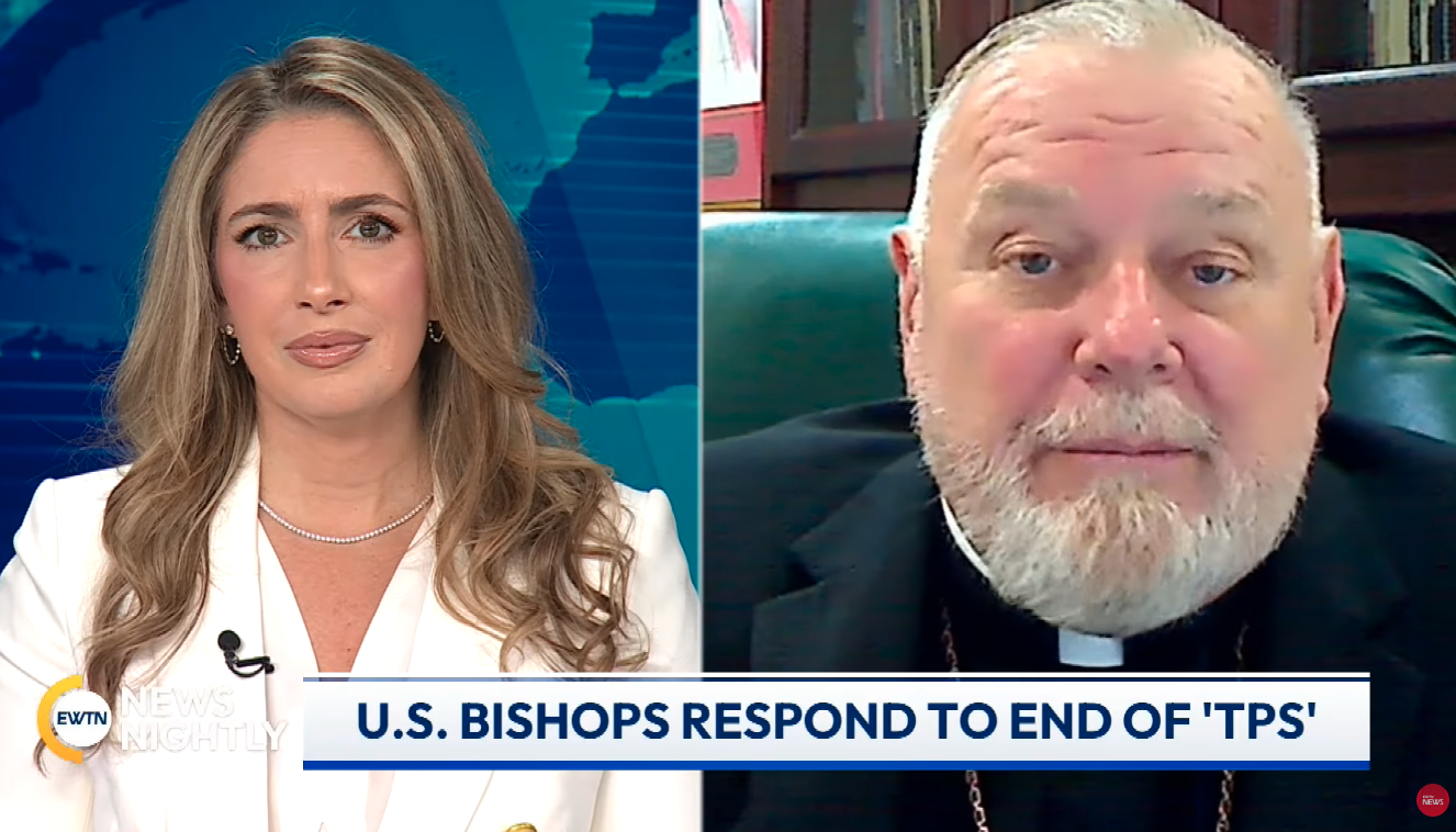 Court ruling leaves Haitian migrants’ future uncertain as Archbishop Wenski urges Senate action #Catholic The future of hundreds of thousands of Haitian and Syrian migrants living legally in the United States remains uncertain after the Supreme Court allowed the Trump administration to move forward with changes to temporary protected status (TPS), shifting the issue back to Congress.In response to the decision, Archbishop Thomas Wenski of Miami called on Congress to protect TPS holders, arguing that ending the humanitarian program would have serious consequences for migrants, their families, and communities across the country.In an interview with Veronica Dudo of “EWTN News Nightly” on June 26, Wenski said the court’s ruling was “not unexpected,” adding that the justices ultimately returned the issue to lawmakers.“The decision was not unexpected, because a conservative court doesn’t want to rule from the bench, as it were. And so what has been done is kick the ball back into the Congress, which is the body of the government that is supposed to be making the laws,” he said.Push for Senate voteThe Miami archbishop said the U.S. Senate should send the president legislation passed in the House that would extend TPS protections for Haitians for three additional years. In April, the U.S. House of Representatives passed the legislation, H.R. 1689, that would extend TPS for Haitians until 2029. Senate consideration is next.“We’re asking the senators of the United States to approve that proposition, so that it could be passed into law,” he said, and he also urged its passage in a column for the Archdiocese of Miami. TPS allows nationals from countries experiencing armed conflict, natural disasters, or other extraordinary conditions to remain and work legally in the United States temporarily. Haiti was first designated for TPS following the devastating 2010 earthquake.Wenski warned that ending those protections could have severe humanitarian consequences.“Haiti could be described very correctly as a house on fire,” he said. “It would be hard to see how you could send back 350,000 people, many of whom have been here since the earthquake of 2010, and have built lives here in this country … and it’s unconscionable to think that that could be done without creating a tremendous humanitarian disaster.”The archbishop also highlighted the economic role many Haitian immigrants play, particularly in healthcare.“The Haitians are working; they’re not on the public dole. They’re not public charges. They’re working, and many of them are working in the healthcare sector,” he said.Within the Archdiocese of Miami, he said, many TPS holders serve in Catholic nursing homes and other healthcare ministries.“To have their work permits revoked and taken away from them would have not only a terrible effect on them, but it would have an economic impact on the entire community,” he said.The archdiocese is also preparing to assist migrants facing legal uncertainty.“The Archdiocese of Miami has Catholic Legal Services … we’re trying to accompany them and to see if there are any other pathways or solutions,” he said.Even so, Wenski emphasized that lasting immigration reform must come from Congress.“The ball is in the court of the Senate.”