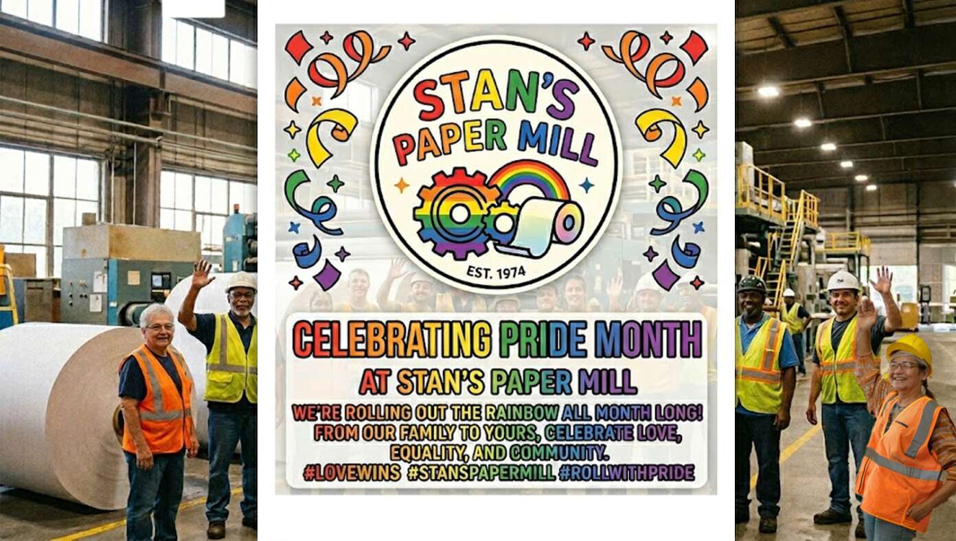 Cringe: Out-Of-Touch Company Posts Pride Logo Like It’s 2014 Or Something #BabylonBee – PITTSBURGH, PA — Local company Stan’s Paper Mill proudly posted on X, formerly Twitter, a message celebrating Pride Month, apparently ignorant of the fact the year is no longer 2014. Cringe: Out-Of-Touch Company Posts Pride Logo Like It’s 2014 Or Something #BabylonBee – PITTSBURGH, PA — Local company Stan’s Paper Mill proudly posted on X, formerly Twitter, a message celebrating Pride Month, apparently ignorant of the fact the year is no longer 2014.