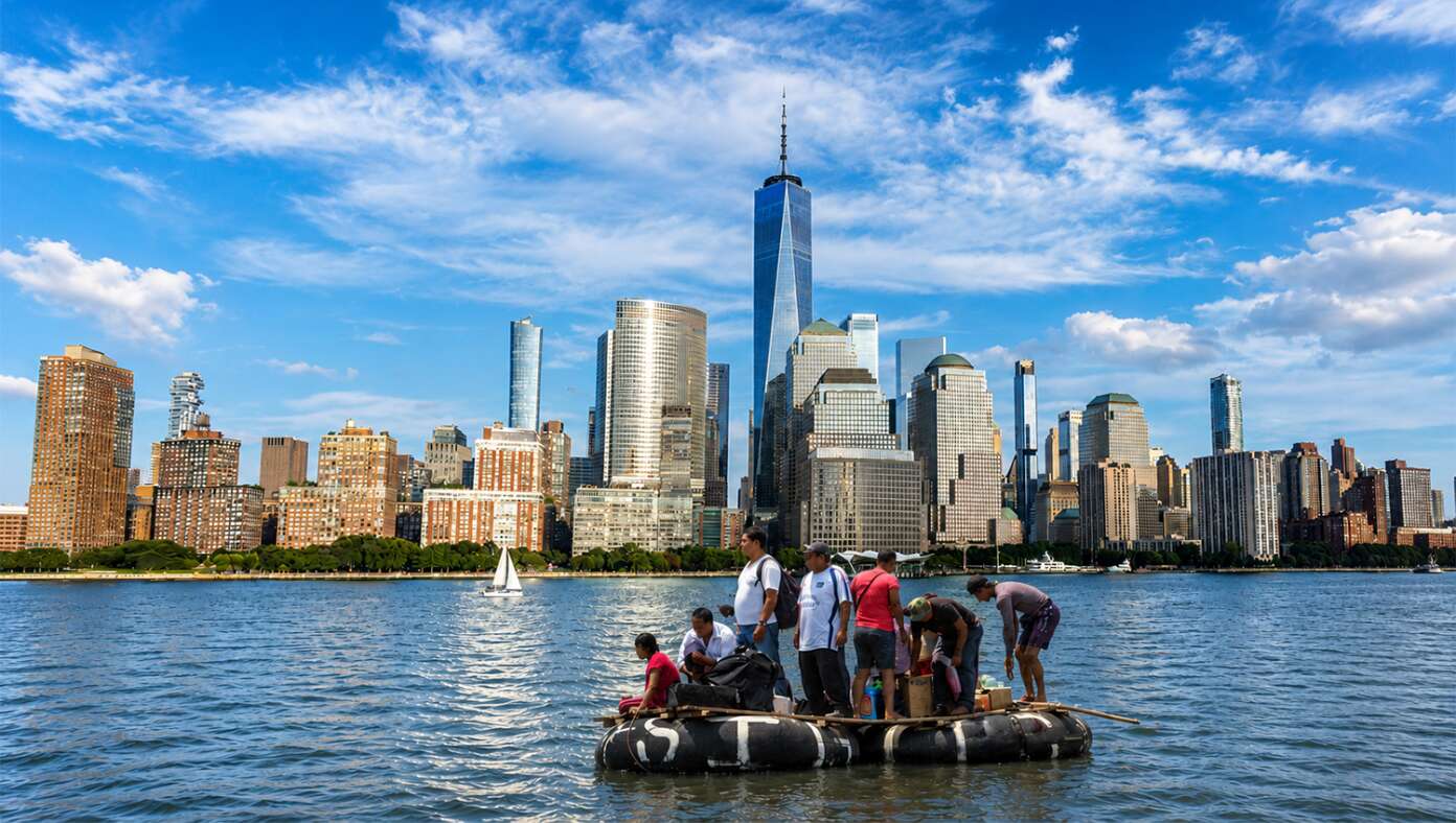 Cubans Living In NYC Begin Boarding Rafts To Escape Communism Again #BabylonBee – NEW YORK, NY — Cuban Americans across the city reportedly took to the sea, eager to once again escape the terrors of communism in homemade rafts that some believed may not even be capable of making the trip.