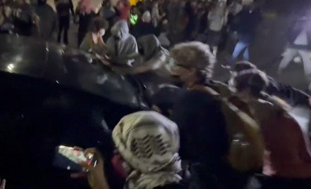 FAFO: Leftist Rioter Receives Instant Karma After Jumping in Front of Fast-Moving Vehicle Outside ICE Detention Facility in New Jersey (VIDEO) – 
An anti-ICE agitator learned the meaning of the word karma after deciding to mess around with a fast-moving car exiting Delaney Hall in Newark, New Jersey.
The post FAFO: Leftist Rioter Receives Instant Karma After Jumping in Front of Fast-Moving Vehicle Outside ICE Detention Facility in New Jersey (VIDEO) appeared first on The Gateway Pundit.