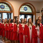 Joyful Bishop confirms 59 youth at Passaic Polish parish #Catholic - A spirit of joy filled the Shrine of St. John Paul II/Holy Rosary Parish in Passaic, N.J., on May 31 as Bishop Kevin J. Sweeney celebrated Mass and confirmed 59 parish youth.
The Mass was concelebrated by Father A. Stefan Las, pastor of Holy Rosary, which serves a Polish Catholic community, along with Father Michal Dykalski, the parish’s parochial vicar.
Both Father Las and Father Dykalski used social media to congratulate the youth.

Click here to subscribe to our weekly newsletter.

On behalf of the youth, the priests posted a prayer on social media: “May the Holy Spirit, whose gifts you have received today, guide you throughout your life, strengthen you in your faith, fill you with courage and wisdom, and help you discover the beauty of everyday life with the Lord God. May his light show you the right path and his grace support you in making good decisions and realizing your dreams.”
BEACON PHOTOS | JOE GIGLI
 [See image gallery at beaconnj.org] &nbsp;
