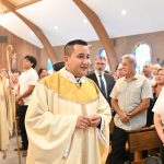 Morristown pastor thanks God for 10 years of priesthood #Catholic - Bishop Kevin J. Sweeney visited St. Margaret of Scotland Parish in Morristown, N.J., on June 6 to celebrate the 10th ordination anniversary of its pastor, Father Duberney Villamizar, during a Mass the bishop celebrated in the church. The pastor also serves as diocesan vicar for Hispanic Affairs — the first such position established in the diocese.
In his homily, Father Villamizar thanked God, the Blessed Mother, Bishop Sweeney, Bishop Emeritus Arthur J. Serratelli, the parishes he has served and all the people he met who supported him during his first 10 years of priesthood.

Click here to subscribe to our weekly newsletter.

Father Villamizar was born on July 16, 1990, in La Esmeralda, Arauquita-Arauca, Colombia, and studied in Colombia and the United States. He was ordained to the priesthood by Bishop Serratelli on May 28, 2016.
Since his priestly ordination, Father Villamizar has served as parochial vicar of St. Anthony of Padua Parish in Passaic, N.J., and then of Our Lady of the Valley and Holy Cross parishes in Wayne, N.J. He currently serves as pastor of St. Margaret’s.
BEACON PHOTOS | JOE GIGLI
 [See image gallery at beaconnj.org] &nbsp;