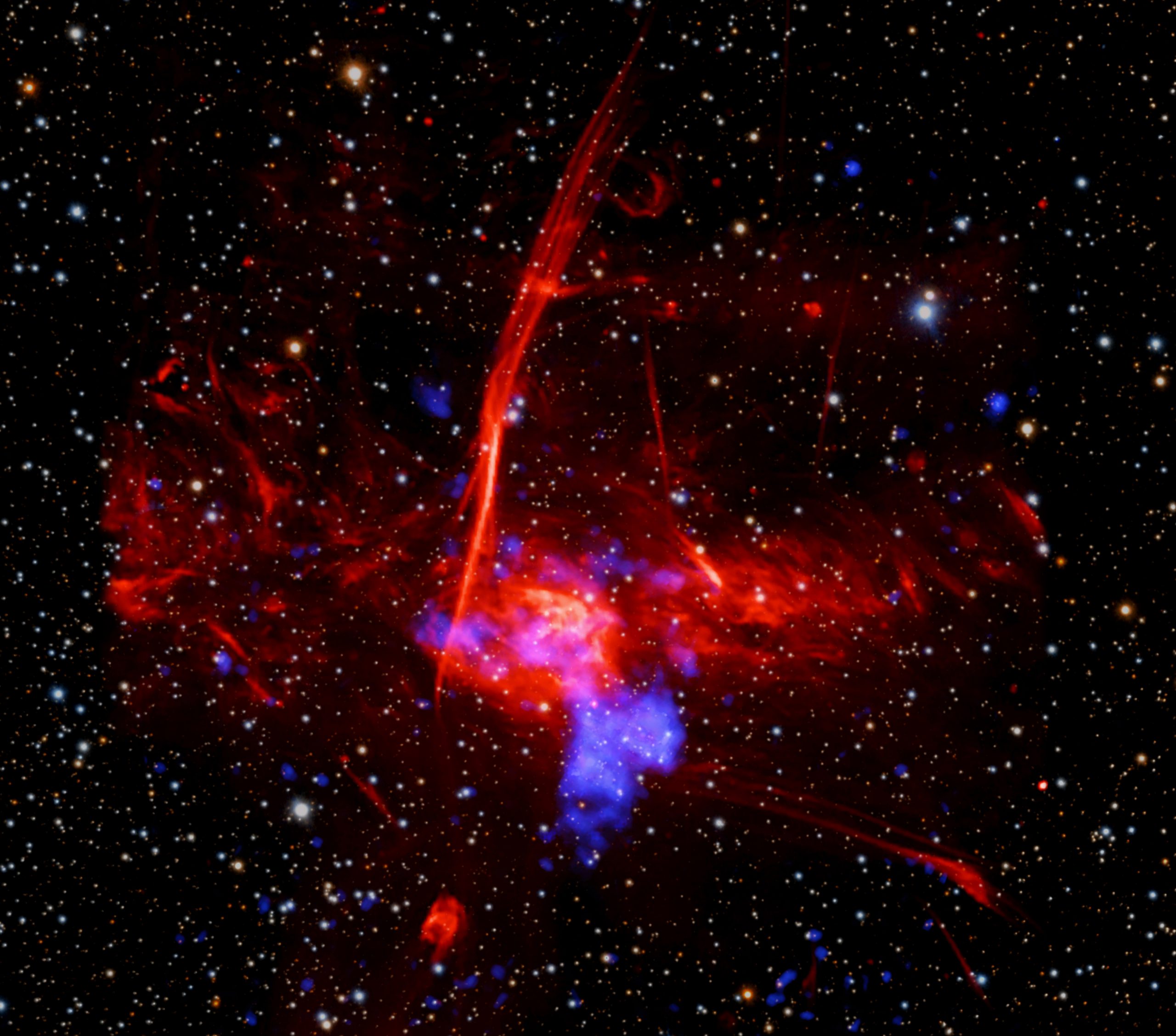 NASA’s Chandra Finds Possible Supernova Remnant – Using data from NASA’s Chandra X-ray Observatory, astronomers may have found a supernova remnant in an intriguing neighborhood in the middle of our galaxy. NASA’s Chandra Finds Possible Supernova Remnant – Using data from NASA’s Chandra X-ray Observatory, astronomers may have found a supernova remnant in an intriguing neighborhood in the middle of our galaxy.