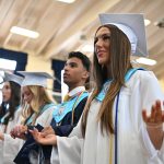 Proud day as 98 Morris Catholic graduates receive diplomas #Catholic - Ninety-eight proud Morris Catholic High School graduates in Denville, N.J., received diplomas on June 4 during a commencement in the school’s gym. Bishop Kevin J. Sweeney helped distribute the diplomas during the ceremony, which included a Mass.
Bishop Sweeney presided over the Mass. Concelebrating were several priests, including Father Paul Manning, vicar for evangelization and education of the Paterson Diocese, N.J.; Father Peter Clarke, the school’s president; and Father Carmen Buono, a retired diocesan priest who serves as a part-time chaplain at Morris Catholic.
Many students, faculty, and staff participated graduation events that day.
Morris Catholic’s valedictorian was Jack Smitreski, while its salutatorian was Oliva Lopes. The Class of 2026 earned a total of $20,541,477 in scholarships and financial aid.
Afterward, the high school posted on social media, “What a beautiful day to celebrate Morris Catholic’s graduation. The graduates of the Class of 2026 have amazing futures ahead of them. We are beyond proud.”
BEACON PHOTOS | JOE GIGLI
 [See image gallery at beaconnj.org] &nbsp;


Click here to subscribe to our weekly newsletter.