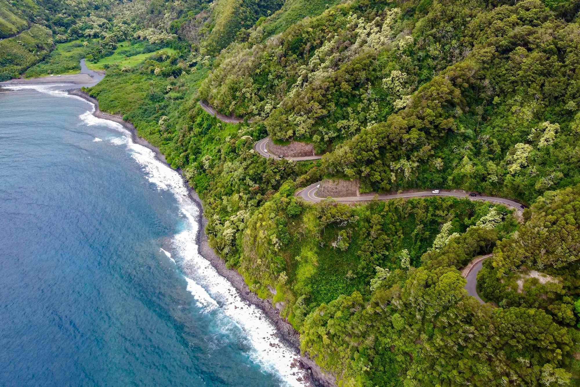 This 64-mile Island Drive Is One of the Most Beautiful in the U.S.—With 620 Curves, 59 Bridges, and Dozens of Waterfalls #Travel Spectacular views, warm banana bread, and lush gardens await.