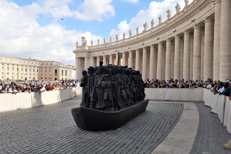 U.S. bishops unveil prayer service for America’s 250th anniversary centered on migrants #Catholic The U.S. Conference of Catholic Bishops (USCCB) has released a national prayer service for the country’s upcoming 250th anniversary that places immigration, justice, and the dignity of migrants at the center of America’s semiquincentennial observance.Titled “A National Prayer Service Honoring the Many Journeys that Shaped America,” the resource was developed by the Committee on Migration and the Subcommittee for the Promotion of Racial Justice and Reconciliation.Designed as a template for dioceses and parishes across the country, the prayer service invites Catholics to reflect on the nation’s history through the lens of migration, displacement, slavery, and faith while encouraging advocacy for vulnerable migrant populations.“In observance of the United States’ 250th anniversary in 2026, and rooted in the Church’s pastoral mission of welcome, accompaniment, and solidarity,” the instructions state, the service seeks “to acknowledge and honor the many diverse communities that have journeyed to the United States in search of hope, safety, and opportunity.”The document also highlights “the voices, sufferings, and enduring contributions of those who were forcibly brought to this land.”A prayer service rooted in hospitalityThe proposed service combines hymns, Scripture readings, intercessory prayers, testimonies, and guided reflections focused heavily on migrants, refugees, victims of trafficking, and immigrant communities.Organizers are encouraged to adapt the service to local needs and cultures by incorporating music and devotional practices that reflect “the lived experiences of migration, displacement, resilience, and faith.”The service opens with the hymn “All Are Welcome” by Marty Haugen and includes prayers asking Catholics to “walk in deeper solidarity with immigrant communities” and to advocate for “greater protection, justice, and accompaniment for vulnerable and at-risk migrant populations.”A prayer to St. Frances Xavier Cabrini — patroness of immigrants and herself an immigrant to the United States — asks for protection for migrant families separated from one another and for the grace to “welcome every stranger as Christ in our midst.”The document also includes a “call to action” encouraging Catholics to reflect on “concrete and compassionate ways to welcome, protect, promote, and integrate migrants, immigrants, and refugees” while advocating for “just and humane immigration reform that upholds the dignity of every human person created in the image of God.”The service concludes with a “Prayer for Migrants” asking God to help the Church “welcome, protect, promote, and integrate those who knock at our doors.”Scripture and civil rights themes woven throughoutThe Scripture passages selected for the service strongly emphasize hospitality toward foreigners and care for society’s most vulnerable.A reading from Deuteronomy 10:12-22 exhorts believers: “So you too must befriend the alien, for you were once aliens yourselves in the land of Egypt.” The Gospel reading from Matthew 25:31-46 centers on Christ’s words, “I was thirsty and you gave me drink, a stranger and you welcomed me.”The template also incorporates themes of racial justice and historical memory. Intercessions address slavery and modern human trafficking, praying both for victims of exploitation and for “perpetrators of slavery” to repent.The service further recommends “Lift Every Voice and Sing,” often referred to as the Black national anthem and rooted in Black church worship and civic life in the U.S., as an intermediate hymn. It also includes optional excerpts from Dr. Martin Luther King Jr.’s “I Have a Dream" speech for use in a homily or guided reflection, alongside passages from the bishops’ 2025 special pastoral message on immigration.Dignity of migrantsIn recent years, U.S. bishops have consistently advocated for immigration reform while emphasizing the dignity of migrants, opposition to family separation, and support for refugees and trafficking victims.The prayer service places those concerns within the broader context of the nation’s identity ahead of America’s 250th anniversary observances.“This prayer service seeks to provide a sacred space for reflection, remembrance, lament, and hope,” the document states, inviting participants to encounter one another “as members of the one human family and the one body of Christ.”EWTN News reached out to the USCCB for comment but did not receive a response by publication time. U.S. bishops unveil prayer service for America’s 250th anniversary centered on migrants #Catholic The U.S. Conference of Catholic Bishops (USCCB) has released a national prayer service for the country’s upcoming 250th anniversary that places immigration, justice, and the dignity of migrants at the center of America’s semiquincentennial observance.Titled “A National Prayer Service Honoring the Many Journeys that Shaped America,” the resource was developed by the Committee on Migration and the Subcommittee for the Promotion of Racial Justice and Reconciliation.Designed as a template for dioceses and parishes across the country, the prayer service invites Catholics to reflect on the nation’s history through the lens of migration, displacement, slavery, and faith while encouraging advocacy for vulnerable migrant populations.“In observance of the United States’ 250th anniversary in 2026, and rooted in the Church’s pastoral mission of welcome, accompaniment, and solidarity,” the instructions state, the service seeks “to acknowledge and honor the many diverse communities that have journeyed to the United States in search of hope, safety, and opportunity.”The document also highlights “the voices, sufferings, and enduring contributions of those who were forcibly brought to this land.”A prayer service rooted in hospitalityThe proposed service combines hymns, Scripture readings, intercessory prayers, testimonies, and guided reflections focused heavily on migrants, refugees, victims of trafficking, and immigrant communities.Organizers are encouraged to adapt the service to local needs and cultures by incorporating music and devotional practices that reflect “the lived experiences of migration, displacement, resilience, and faith.”The service opens with the hymn “All Are Welcome” by Marty Haugen and includes prayers asking Catholics to “walk in deeper solidarity with immigrant communities” and to advocate for “greater protection, justice, and accompaniment for vulnerable and at-risk migrant populations.”A prayer to St. Frances Xavier Cabrini — patroness of immigrants and herself an immigrant to the United States — asks for protection for migrant families separated from one another and for the grace to “welcome every stranger as Christ in our midst.”The document also includes a “call to action” encouraging Catholics to reflect on “concrete and compassionate ways to welcome, protect, promote, and integrate migrants, immigrants, and refugees” while advocating for “just and humane immigration reform that upholds the dignity of every human person created in the image of God.”The service concludes with a “Prayer for Migrants” asking God to help the Church “welcome, protect, promote, and integrate those who knock at our doors.”Scripture and civil rights themes woven throughoutThe Scripture passages selected for the service strongly emphasize hospitality toward foreigners and care for society’s most vulnerable.A reading from Deuteronomy 10:12-22 exhorts believers: “So you too must befriend the alien, for you were once aliens yourselves in the land of Egypt.” The Gospel reading from Matthew 25:31-46 centers on Christ’s words, “I was thirsty and you gave me drink, a stranger and you welcomed me.”The template also incorporates themes of racial justice and historical memory. Intercessions address slavery and modern human trafficking, praying both for victims of exploitation and for “perpetrators of slavery” to repent.The service further recommends “Lift Every Voice and Sing,” often referred to as the Black national anthem and rooted in Black church worship and civic life in the U.S., as an intermediate hymn. It also includes optional excerpts from Dr. Martin Luther King Jr.’s “I Have a Dream" speech for use in a homily or guided reflection, alongside passages from the bishops’ 2025 special pastoral message on immigration.Dignity of migrantsIn recent years, U.S. bishops have consistently advocated for immigration reform while emphasizing the dignity of migrants, opposition to family separation, and support for refugees and trafficking victims.The prayer service places those concerns within the broader context of the nation’s identity ahead of America’s 250th anniversary observances.“This prayer service seeks to provide a sacred space for reflection, remembrance, lament, and hope,” the document states, inviting participants to encounter one another “as members of the one human family and the one body of Christ.”EWTN News reached out to the USCCB for comment but did not receive a response by publication time.