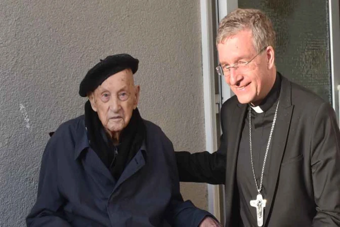 World’s oldest priest dies at 110 #Catholic In late February, Pope Leo XIV thanked Father Bruno Kant of the Diocese of Fulda in Germany for his “many years of faithful and devoted priestly service.” Kant, the oldest priest in the world at 110 years of age, passed away on the night of Friday, May 29. He had been a priest since 1950.In an article published on his dioceseʼs website, Bishop Michael Gerber of Fulda recalled that "just a few months ago" he had "the privilege of conveying Pope Leo XIVʼs blessing to Father Bruno Kant on the occasion of his 110th birthday.""My encounter with him left a deep impression on me. Even at his advanced age, he radiated the humility, kindness, and spiritual depth that characterized his entire priestly life. The Diocese of Fulda remembers his work and service with great gratitude," he added.Father Guido Pasanow of the parish in Eichenzell-Löschenrod, where Kant lived until his death, said that with the priest’s death, the parish “loses a person who was fundamental to it for many years.”“Even after retiring from active ministry, he remained a confidant, pastor, and spiritual guide deeply cherished by many parishioners. We are grateful for all that he contributed to our community,” he added.As reported by the Catholic news outlet katholisch in November 2025, Kant, born near Danzig in what is now Poland, had aspired to become a priest since the age of 9. He was able to begin his theological studies, but the Nazi regime thwarted his plans by conscripting him for forced labor and making him a soldier.Kant spent four years as a prisoner of war in Russia before reuniting with his family, who had fled to the West.He was finally ordained a priest in 1950. After decades of priestly service, he considerably curtailed his activities. He stopped driving at the age of 102, according to a report published on katholisch.de in November.“Over the last few years, he has refrained from celebrating holy Mass with the congregation on Wednesday evenings. However, he continued visiting the sick for as long as he was able. Now, that is no longer possible for him.”On that occasion, Kant said: “I expect to die every day. I am not far from it.” In his final years, he spent his days solving Sudokus, watching television, reading newspapers, and, of course, praying.“Praying keeps me young,” he said.This story was first published by CNA Deutsch, the German-language sister service of EWTN News. It has been translated and adapted by ACI Prensa/EWTN News English.