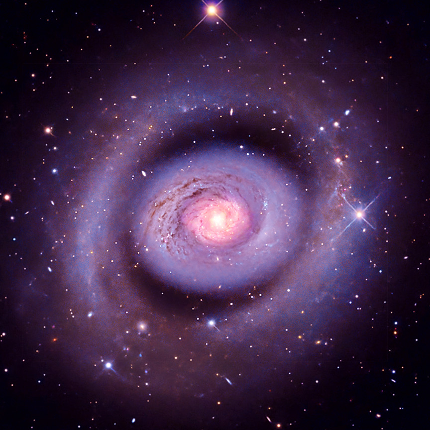 A New Look – and Sound – for Messier 94 – Messier 94 is a spiral galaxy with a bright inner ring around it, called a starburst ring, where new stars are forming.