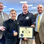 Chester Police chaplain retires after 47 years of service #Catholic – On July 29, members of the Chester Police Department, law enforcement leaders from across Morris County and New Jersey, and friends gathered to honor Msgr. Raymond Lopatesky, a retired priest of the Paterson Diocese, N.J., upon his retirement as chaplain to the Chester Police Department after 47 years of faithful service. The celebration was held in Hoffman Hall at the Chester Fire House.
Msgr. Lopatesky’s ministry became an integral part of both his life and the lives of those he served.
For nearly five decades, Msgr. Lopatesky ministered to police officers and their families through every season of life — whether comforting families after the loss of a loved one, celebrating weddings and the baptisms of their children, or simply being available to listen. His ministry extended far beyond the walls of the Church. As he described it, “They became my unique parish, my family.”

Click here to subscribe to our weekly newsletter.

Serving under 13 chiefs of the Chester Police Department, Msgr. Lopatesky remained a constant source of encouragement, compassion, and hope for countless officers and their families. In addition to his role as chaplain, he mentored new police officers and police academy recruits, helping to instill the values of integrity, service, and compassion in future generations of law enforcement professionals.
Msgr. Lopatesky is also the founder and director of the Morris County Police Critical Incident Debriefing Team. His service also extended beyond Chester as a chaplain to the Washington Township Police Department, the Federal Bureau of Investigation, and the United States Secret Service.
Among those attending Msgr. Lopatesky’s retirement celebration were Morris County Prosecutor Robert J. Carroll, Morris County Sheriff James M. Gannon, Chester Police Chief Ryan T. McNamee, retired N.J. State Police Colonel Patrick J. Callahan, active and retired members of the Chester Police Department, members of the N.J. State Police, and many law enforcement chiefs and officers from throughout the region.
Msgr. Ray Lopatesky’s legacy will continue to be felt throughout the Chester Police Department and the broader law enforcement community. He touched countless lives through his presence in joyful and difficult moments. He stood beside those who wear the badge, becoming not only their chaplain but also a trusted friend.
Although he is retiring from his official duties, Msgr. Lopatesky will continue to remember them in his daily prayers.
&nbsp;