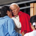 Exhibit highlights St. John Paul II’s US visits, esteem for nation’s foundational documents #Catholic – WASHINGTON (OSV News) — In his seven visits to America during his papacy, St. John Paul II often shared his mastery of the nation’s foundational documents — the Declaration of Independence, the Constitution and the Bill of Rights.
“(He) really was a genius at researching and understanding,” Grattan Brown, the director of mission and ministry at the St. John Paul II National Shrine, told OSV News.
The message, reaffirmed in several ways, was that Americans are blessed to have the freedoms they have. And this merged with the pontiff’s promotion of human rights.
The shrine, through Sept. 9, has an exhibit dedicated to those papal messages to commemorate the 250th anniversary of the United States.
Titled “A New Birth of Freedom,” the exhibit includes audio and video, photos and artifacts from his visits, including the future pope’s trip to America for its bicentennial in 1976. Two years later, Polish Cardinal Karol Wojtyla was elected the successor to Peter — on Oct. 16, 1978.

Click here to subscribe to our weekly newsletter.

As pope, his visits to the U.S. were: 1979, Boston, New York, Philadelphia, Chicago, Des Moines and Washington; 1981, brief stopover in Anchorage, Alaska; 1984: brief stopover in Fairbanks, Alaska; 1987, Miami, Columbia, South Carolina, New Orleans, San Antonio, Phoenix, Los Angeles, Monterey, California, San Francisco and Detroit; 1993, World Youth Day in Denver; 1995, Newark and East Rutherford, New Jersey, New York and Baltimore; and 1999, St. Louis.
Some elements in the shrine’s exhibit were loaned by the archdioceses of Miami, Denver, St. Louis, Chicago and Philadelphia as well as Xavier University of Louisiana and The Catholic University of America. Brown curated the exhibit with contributions from Bethany Bromwell, collections curator, and Victoria Gallegos, curatorial assistant.
The pontiff’s eager embrace of American principles was obvious in his 1979 visit, when he celebrated a Mass, which drew 350,000, at Living History Farms in Urbandale, Iowa, simply because Joe Hayes, a farmer from nearby Truro, wrote him a letter inviting him to come to Iowa.
In April 1984, when St. John Paul accepted the credentials of William A. Wilson, the first U.S. ambassador to the Holy See, the pope referenced the Declaration of Independence and the Constitution.
“Certainly the recognition of God and the defense of human dignity, and therefore of human life, are a most precious part of your national heritage,” the pope said. “Your Declaration of Independence speaks to the whole world about the ‘Laws of Nature and of Nature’s God,’ and with great wisdom it recognizes inalienable rights for man. Your Constitution for its part sees the need to ‘establish justice … and secure the blessings of liberty.’”
Accepting Wilson’s credentials as ambassador was historic — it established full formal diplomatic relations between the U.S. and the Vatican.
In September 1987, he easily quoted Abraham Lincoln, citing “a new birth of freedom,” which is in Lincoln’s Gettysburg Address. (The pope also invoked Lincoln’s address on Oct. 8, 1995, during his homily at Camden Yards in Baltimore.)
Arguing that freedom must be renewed by each generation, he addressed his 1987 remarks directly to President Ronald Reagan in Miami, saying, “A new birth of freedom is repeatedly necessary. Freedom to exercise responsibility and generosity, freedom to meet the challenge of serving humanity.”
Reagan welcomed the pope at Miami’s Vizcaya Museum, on Sept. 10, 1987, for the start of his U.S. tour. The two leaders discussed human freedom, democracy and Central American peace, according to the Reagan Library.
In his farewell address to the United States on the final day of his 1987 visit, the phrase “America the beautiful” echoed through his remarks as he challenged the country to defend human dignity, family values and the right to life.
“America the beautiful!” he said in Detroit on Sept. 19, 1987. “Yes, America you are beautiful indeed, and blessed in so many ways. … But your greatest beauty and your richest blessing is found in the human person: in each man, woman and child, in every immigrant, in every native-born son and daughter. … The ultimate test of your greatness in the way you treat every human being, but especially the weakest and most defenseless ones.”
“If you want equal justice for all, and true freedom and lasting peace, then, America, defend life!” he said.
Grattan encountered the pope three times, the first at World Youth Day in 1993 in Denver and the last time in 1997 in Rome when he was a theology student at the Pontifical Lateran University, and was able to introduce his mother, Elizabeth, after an early-morning Mass. The pontiff’s heavily accented “God bless your mother!” is a cherished memory.
He also warmly recalled being part of a group of aspiring seminarians addressed by St. John Paul II in 1995 at St. Joseph’s Seminary in Yonkers, New York. To encourage them, he said, “I come to you as a friend in Christ and friends can talk about difficult things.”
Kurt Jensen writes for OSV News from Washington. More about the St. John Paul II National Shrine and the exhibit “A New Birth of Freedom” can be found at www.jp2shrine.org.
&nbsp;