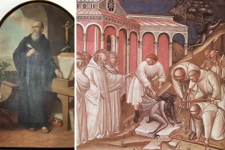 How the St. Benedict medal became a shield against the powers of darkness #Catholic Temptations in a fallen city, memories of a beautiful woman, a poisoned chalice, the attacks of an envious priest, curses from a pagan priest, a rock that won’t budge and another that falls on a young monk, a kitchen in flames, a dragon that lurks to devour a fleeing monk, threats from Gothic warlords, and the prospect of a destroyed monastery.These are some of the attacks that St. Benedict, whose feast the Catholic Church celebrates on July 11, endured throughout his life.Benedict even had to use force to manifest his authority as abbot over his monks oppressed by the enemy, as related in Father Robert Nixon’s book “The Cross and Medal of Saint Benedict: A Mystical Sign of Divine Power” (TAN, 2024):“Benedict found this monk outside wandering around aimlessly when he should have been in the oratory in prayer. With a certain degree of paternal severity and charitable discipline, he reprimanded him for his lack of wisdom and discernment and struck him with his staff. At this, the monk fell down, motionless. And after that, the devil … never troubled him again. It was as if the staff of Benedict had not struck the hapless monk but had rather driven away the wicked tempter himself!” (p. 14).St. Benedict has come to be recognized for the power of his actions against the enemy, alongside St. Michael the Archangel, as a major protector against evil — particularly through the medal that bears his image.Nixon’s book offers an overview of how the medal rose to prominence as a Catholic devotion and received papal approval, couching it within the story of St. Benedict’s life and the rise of his order of monks.The St. Benedict medalIf you’ve seen the back of a St. Benedict medal, you may have noticed a series of letters. The first set is arranged in and around the shape of the cross: C S P B C S S M L N D S M D. The next set is arranged in a circle around the cross: V R S N S M V S M Q L I V B.This arrangement first came to serious attention in the year 1647 in relation to the Benedictine Abbey of Metten in Bavaria, Germany, when it was believed to have prevented a series of diabolic attacks.Although some of the laity already had medals with these letters engraved, no one at the time understood their meaning. It was only in researching the library’s manuscripts that a 15th-century illustration of St. Benedict pointed to the full prayer they abbreviated:“Cross of our Holy Father Benedict. May the cross be light to me. May the dragon not be a leader to me. Get behind me, Satan: Never persuade me to vain things. What you like is evil; may you yourself drink your venom!”Due to a widespread story of the medal preventing the effect of curses and bringing about exorcisms and healings, which Nixon details in his book, its use spread across Europe, with Pope Benedict XIV approving an official blessing for it and granting it indulgences in 1741.The great father of modern Benedictine monasticism, Dom Prosper Guéranger, speculated why God would grant so many favors to those who invoke his help through St. Benedict’s medal. In an age when “rationalism is so rife,” God has deigned to offer help to those “who put their confidence in the sacred signs marked on the medal” with “strong and simple” faith (Guéranger, “The Medal or Cross of St. Benedict,” author’s preface). It’s as if to laugh at the devil and his plans to pull people away from God through the alleged sophistication of the modern world, overcoming them with simple signs pointing us to the cross and the protection of a holy monk.Of course, the medal should not be used in a superstitious way. It expresses our faith and confidence in God, which conquers the power of the enemy through the blood of Christ. Within God’s plan of salvation, there are certain key defenders of God’s people. St. Benedict proved himself as one over his own monks in spiritual combat. Through the efficacy of his medal, he has manifested himself as a fatherly defender of all who invoke his help.Throughout history, the monastic life has served as a constant beacon calling us to greater conversion of life and prayer. Turning to St. Benedict can lead us to embrace some of his spiritual principles, such as humility, obedience, stability, hospitality, the prayerful reading of Scripture in “lectio divina,” and viewing our work as a means of honoring God.While St. Benedict faced trials in his life as a monk, we all face trials and attacks from the enemy in the Christian life. Sacramentals can help us in our journey of faith, including our efforts to keep evil far away.St. Benedict medals and rosaries with the medal affixed can be purchased at religious gift stores and can be blessed after purchase. Medals are also available at EWTN’s Religious Catalogue site.This story was first published by the National Catholic Register, the sister partner of EWTN News, and has been adapted by EWTN News.