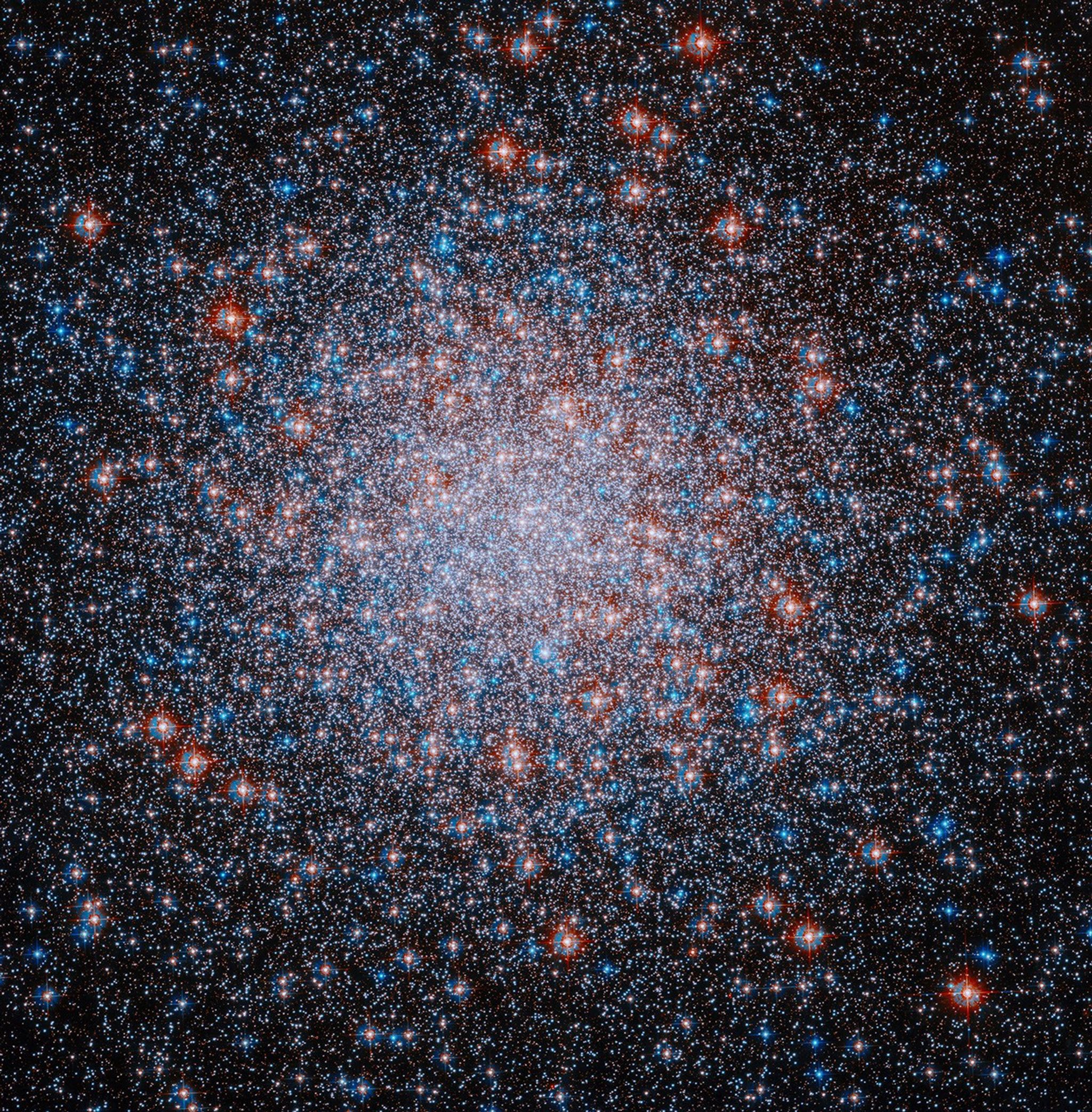 Hubble Captures Star-Studded Cluster – This image from NASA’s Hubble Space Telescope shows Messier 3, a densely packed cluster of stars whose origins may be a merger between globular clusters in the early universe. Hubble Captures Star-Studded Cluster – This image from NASA’s Hubble Space Telescope shows Messier 3, a densely packed cluster of stars whose origins may be a merger between globular clusters in the early universe.