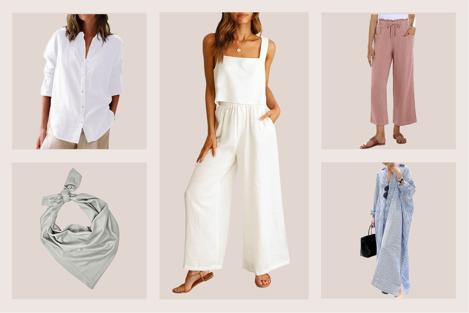 I Visit Europe Every Summer—12 Cooling Clothes I Pack to Survive Heat Waves, From  #Travel Beat the heat with linen sets, breathable dresses, and more.