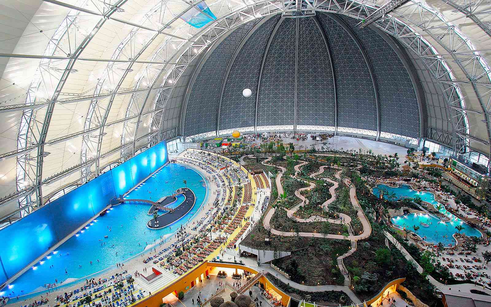 Inside Germany’s Massive Indoor Water Park With Beaches, Warm Pools, and a Rain Forest #Travel Tropical Islands recreates a balmy paradise in an old airship hangar about an hour from Berlin. Inside Germany’s Massive Indoor Water Park With Beaches, Warm Pools, and a Rain Forest #Travel Tropical Islands recreates a balmy paradise in an old airship hangar about an hour from Berlin.