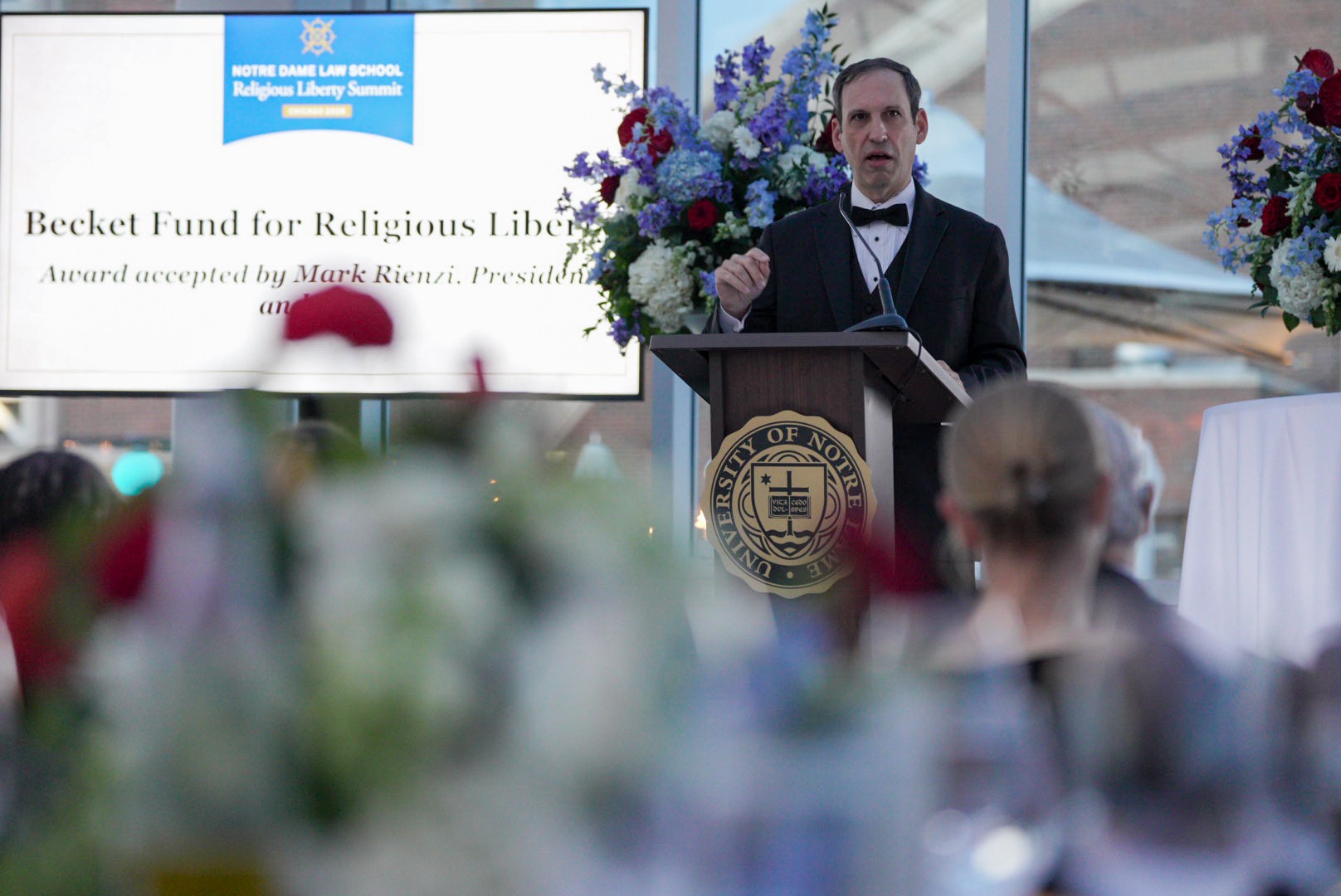 Notre Dame awards religious liberty prize to Becket Fund for Supreme Court wins #Catholic Notre Dame Law School awarded its 2026 Prize for Religious Liberty to the Becket Fund — a nonprofit law firm that has secured 13 Supreme Court victories in the past 15 years defending the First Amendment’s religious liberty protections.“We’re deeply honored to be recognized with the religious liberty prize,” Becket President and CEO Mark Rienzi told EWTN News.“We’re honored to be able to be part of fighting to protect something that is very important for our country and the Church,” said Reinzi, who accepted the award at the July 8 conclusion of Notre Dame’s sixth annual Religious Liberty Summit in Chicago.Becket — established in 1994 to provide cost-free legal counsel to those whose religious liberties were violated — has an undefeated record at the Supreme Court.Its lawyers represented the Little Sisters of the Poor and Hobby Lobby against contraception mandates, defended the rights of Maryland parents to opt their children out of gender-related coursework that conflicted with their religious beliefs, and backed a Catholic foster care agency that only placed children with opposite-sex married couples.G. Marcus Cole, a dean and professor of law at Notre Dame, said during the award ceremony that when the university started giving out the award, “we always imagined that it would go to one person.”“But when we think about the Becket Fund, it is an entire team of lawyers, led by Mark Rienzi, who have made a difference in our world, who have made our lives better,” he said. “And for that reason, we thought it only appropriate to give the award to the Becket Fund as an entity."Ongoing fights for religious libertyThe most recent victory secured by Becket came in Mahmoud v. Taylor, which ensured parents in Montgomery County, Maryland, had a right to opt their children out of coursework that included material related to gender that conflicted with their religious faith.Rienzi told EWTN News that “parents don’t give up the right to [raise] their children when they drop their kids off at the schoolhouse gates.” He added: “Your children don’t belong to the state just because you use a public school.”Becket represented Catholic, Ethiopian Orthodox, and Muslim parents in the lawsuit. Rienzi said religious parents have a right to “operate equally as a full citizen and full member of the public” by utilizing the public school system while maintaining the right to instill religious values in their children.“[This was] the most important case in at least 50 or 100 years in establishing that principle,” he said.Becket also secured the 2020 victory for the Little Sisters of the Poor in which the Supreme Court ruled in favor of federal regulations that exempted the religious sisters from mandatory contraception coverage in insurance plans.The sisters, however, are back in court after the governments of Pennsylvania and New Jersey challenged those exemptions on separate grounds than those on which the court previously ruled. This case is now in an appellate court, which heard oral arguments on July 7. Becket is representing them again and Rienzi is the lead attorney on the case.“It’s outrageous that governments keep volunteering for the beating they get when they keep [going after] the Little Sisters of the Poor,” Rienzi said.He said “the law is really, really clear” that Pennsylvania cannot remove their exemptions from the mandate.Becket is also representing a coalition of Catholic preschools in Colorado that is suing the state because they were excluded from a “universal” tuition program. The U.S. Supreme Court has agreed to hear the case. Notre Dame awarded Becket the prize less than one week after Americans celebrated the 250th anniversary of the signing of the Declaration of Independence, which culminated in the adoption of the U.S. Constitution and the Bill of Rights, which secured religious freedom.“God created everybody equal and equally free and gave them rights,” Rienzi said, adding that religious freedom is “essential to the declaration’s idea of who we are as a country and … [it] is crucial for maintaining it.”“It’s a shame that you still have to fight about it,” Rienzi said. “But on the other hand, it’s worth fighting for.”