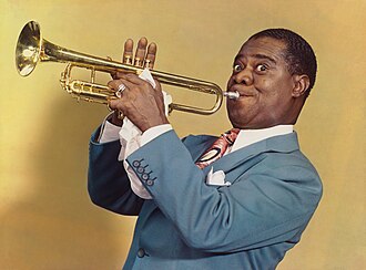Picture of the day
Photograph of Louis Armstrong playing Trumpet by Harry Warnecke and Gus Schoenbaechler, 1947.
Armstrong died on this day 55 years ago.
#ImageOfTheDay Picture of the day
Photograph of Louis Armstrong playing Trumpet by Harry Warnecke and Gus Schoenbaechler, 1947.
Armstrong died on this day 55 years ago.
#ImageOfTheDay
