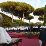 Pope Leo on his ancestry, and how he’s a ‘pope who happens to be American’ #Catholic – (OSV News) — Pope Leo XIV spoke with Tom Llamas of NBC News July 29 about being the first American pope, his diverse ancestry and whether he might be coming to the U.S. soon.
“You are the first American pope. It’s something you don’t speak about often,” Llamas noted, asking, “How important is being American to you, and what do you love about America”
“First of all, just to clarify, I think of myself more as the pope who happens to be American,” Pope Leo responded, “not to belittle what it means to be American. I was born in the United States, my family is still in the United States. I have great love for America. But I understand my mission, having a very important dimension, which is precisely being pastor of a universal Church and having a voice and opportunity to speak to people throughout the world. So, I will put things in that order.”
“And yet, at the same time,” he added, “I will acknowledge that for myself as well as the people of the United States, judging by the response that we’ve seen since May 8 of last year, that there is great significance in being the first American pope.”
Speaking to Llamas at a July 29 Concert for Peace at Castel Gandolfo outside Rome, which featured Andrea Bocelli and an interfaith choir of 200 children from conflict-affected regions around the world, Pope Leo said he loves “so many things” about America: “What America stands for, the sense of freedom, the sense of opportunity, the sense of having invited, for generations, people from around the world to be part of America.”
Click here to subscribe to our weekly newsletter.
Discussing his ancestry, he noted that, “I come from a family that — my grandparents were immigrants. On my mother’s side, we have people who were both slaves and slave owners. There’s a history of, if you will, growing up in the kind of experience that helps me to recognize, myself, one of the greatest wealths of the United States. And I continue to hold the principles that have been a part of being American for so many years. That will continue.”
Llamas asked if Americans can expect a papal visit soon.
“They will see me there,” Pope Leo replied, “by coincidence, today we were looking at the calendar for the next couple of years. Nothing is set in stone yet, but I certainly hope to be there soon.”
Julio Vaqueiro, anchor of Noticias Telemundo, also spoke with Pope Leo following the pope’s concert.
Pope Leo told Vaqueiro that the concert “featuring children from various countries, of different races, perhaps from different traditions — all singing together to beautiful music,” offered “a beauty that I believe was an invitation to all of us to look beyond, to see the beauty that can be created or in which we can share when we set aside certain differences and recognize the richness of being one — of all being created in the image of God.” Pope Leo on his ancestry, and how he’s a ‘pope who happens to be American’ #Catholic – (OSV News) — Pope Leo XIV spoke with Tom Llamas of NBC News July 29 about being the first American pope, his diverse ancestry and whether he might be coming to the U.S. soon.
“You are the first American pope. It’s something you don’t speak about often,” Llamas noted, asking, “How important is being American to you, and what do you love about America”
“First of all, just to clarify, I think of myself more as the pope who happens to be American,” Pope Leo responded, “not to belittle what it means to be American. I was born in the United States, my family is still in the United States. I have great love for America. But I understand my mission, having a very important dimension, which is precisely being pastor of a universal Church and having a voice and opportunity to speak to people throughout the world. So, I will put things in that order.”
“And yet, at the same time,” he added, “I will acknowledge that for myself as well as the people of the United States, judging by the response that we’ve seen since May 8 of last year, that there is great significance in being the first American pope.”
Speaking to Llamas at a July 29 Concert for Peace at Castel Gandolfo outside Rome, which featured Andrea Bocelli and an interfaith choir of 200 children from conflict-affected regions around the world, Pope Leo said he loves “so many things” about America: “What America stands for, the sense of freedom, the sense of opportunity, the sense of having invited, for generations, people from around the world to be part of America.”
Click here to subscribe to our weekly newsletter.
Discussing his ancestry, he noted that, “I come from a family that — my grandparents were immigrants. On my mother’s side, we have people who were both slaves and slave owners. There’s a history of, if you will, growing up in the kind of experience that helps me to recognize, myself, one of the greatest wealths of the United States. And I continue to hold the principles that have been a part of being American for so many years. That will continue.”
Llamas asked if Americans can expect a papal visit soon.
“They will see me there,” Pope Leo replied, “by coincidence, today we were looking at the calendar for the next couple of years. Nothing is set in stone yet, but I certainly hope to be there soon.”
Julio Vaqueiro, anchor of Noticias Telemundo, also spoke with Pope Leo following the pope’s concert.
Pope Leo told Vaqueiro that the concert “featuring children from various countries, of different races, perhaps from different traditions — all singing together to beautiful music,” offered “a beauty that I believe was an invitation to all of us to look beyond, to see the beauty that can be created or in which we can share when we set aside certain differences and recognize the richness of being one — of all being created in the image of God.”