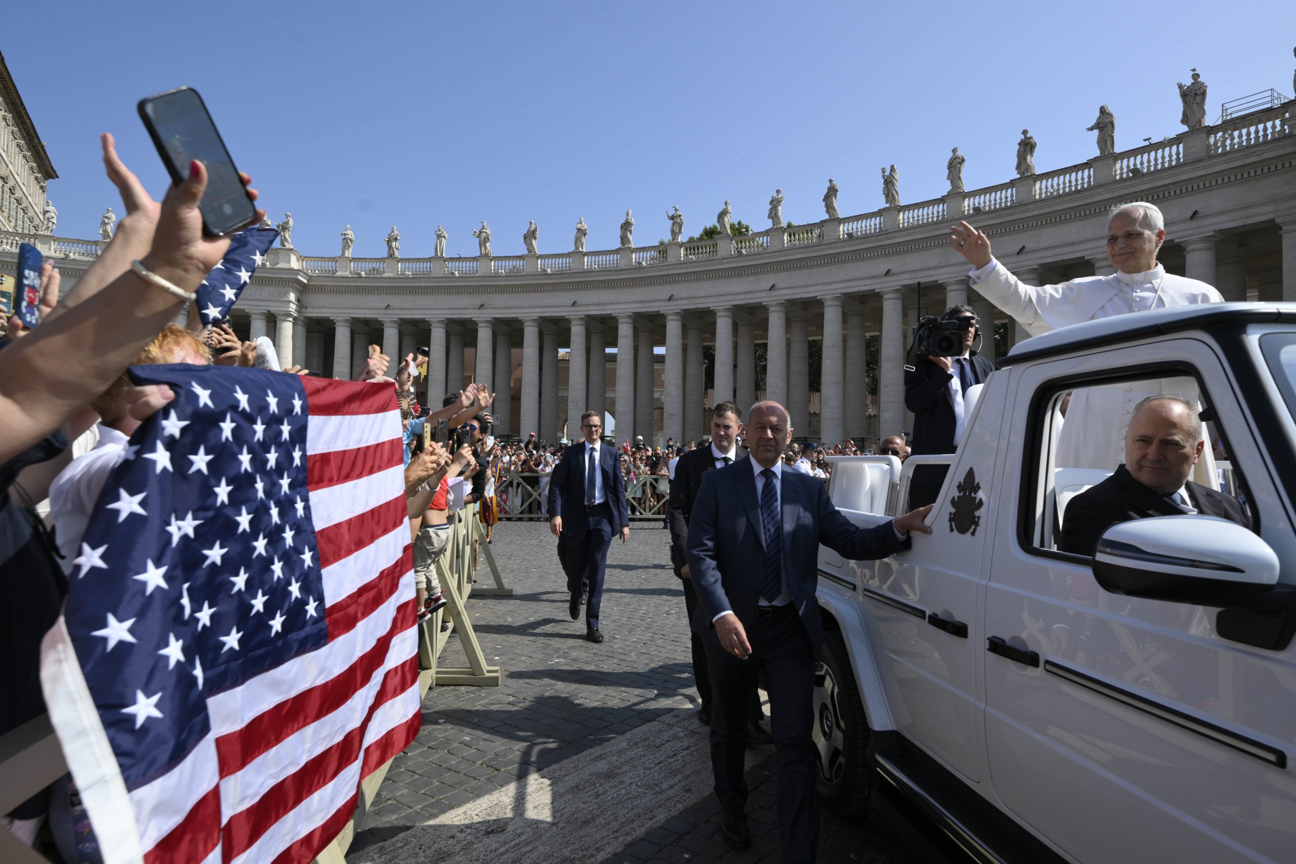 Pope Leo XIV: I still have a great love for America – #Catholic – Leo XIV, the first pope born in the United States, has emphasized his continued love for his native country, even as head of the global Catholic Church.The pontiff made these remarks in an interview with Tom Llamas of NBC News on July 29 at Castel Gandolfo. The interview followed the “Canticle of Peace” music prayer service for peace at the Borgo Laudato Si’, part of the Pontifical Gardens at Castel Gandolfo, featuring music by the renowned Italian tenor Andrea Bocelli.Leo, in discussing his love for America, clarified that his identity is now of a universal pastor.“I have great love for America,” Leo told NBC News. “But I understand my mission as having a very important dimension, which is precisely being pastor of a universal church.”“I think of myself more as the Pope who happens to be American.”The pope also acknowledged the historic significance of being the first U.S.-born Bishop of Rome.“I will acknowledge that for myself, as well as for the people of the United States… that there is great significance in being the first American Pope,” Leo said.He also outlined his favorite aspects of the U.S., including a sense of freedom and opportunity for generations of migrants, including his ancestors, some of whom were enslaved.“We have people who were both slaves and slave owners.”“I come from a family [where] my grandparents were immigrants on my motherʼs side,” the pope said. “There’s a history, if you will, of growing up in the kind of experience that helps me recognize myself, one of the greatest wealths of the United States.”Addressing the likelihood of a future visit to the U.S., Leo explained that the Vatican was considering the timing of such a visit.“Today we were looking at the calendar for the next couple of years. Nothing is set in stone yet, but I certainly hope to be there soon,” Leo said.The pontiff briefly returned to Castel Gandolfo on July 29 for the “Canticle of Peace” after recently concluding his vacation there from July 5-27 and returning to the Vatican.