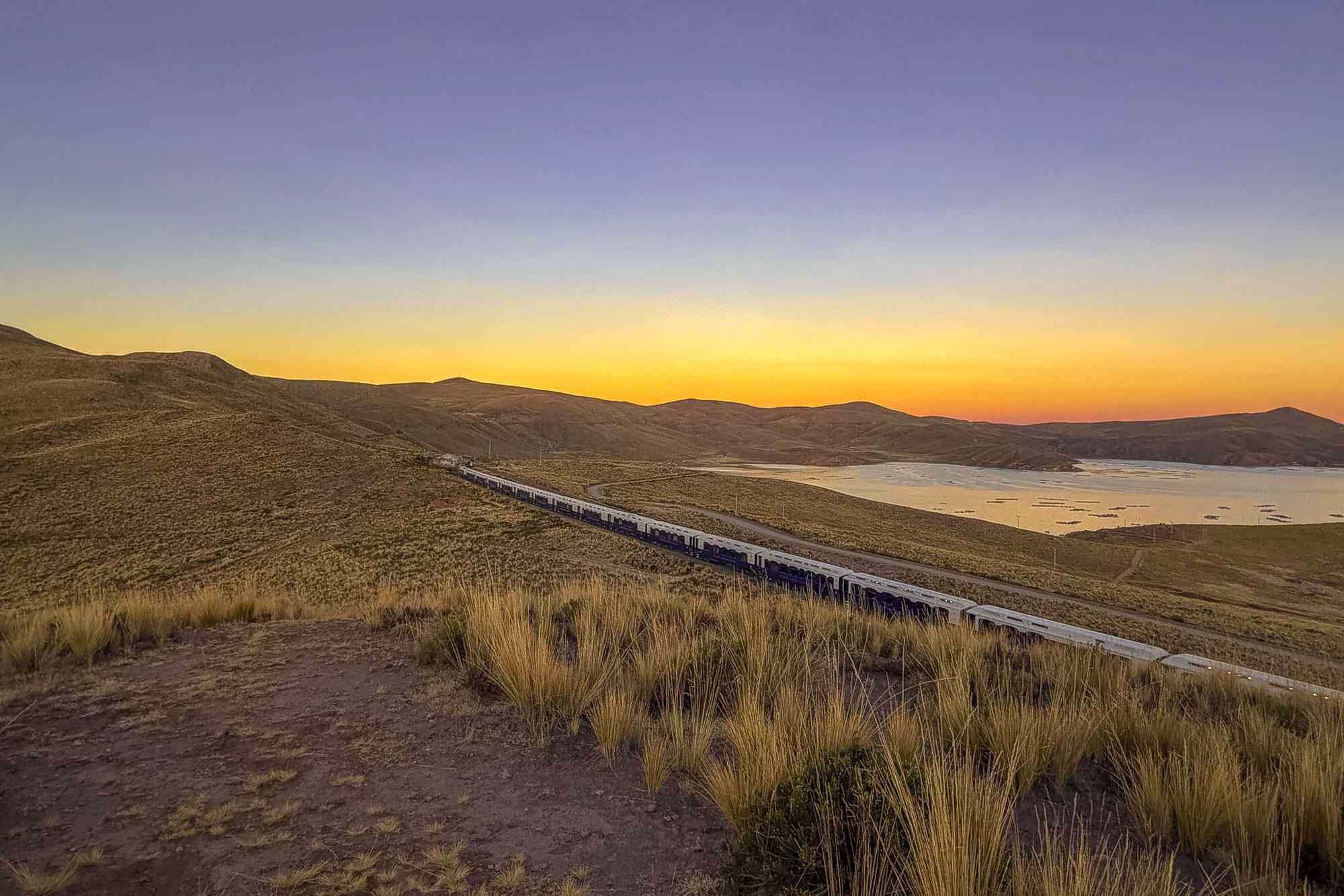 This All-inclusive Luxury Sleeper Train Was Just Named the No. 1 Rail Journey in the World—Here’s What the Trip Is Really Like #Travel Aboard Belmond’s Andean Explorer, guests experience gourmet dining, high-altitude adventures, and some of Peru’s most dramatic landscapes.