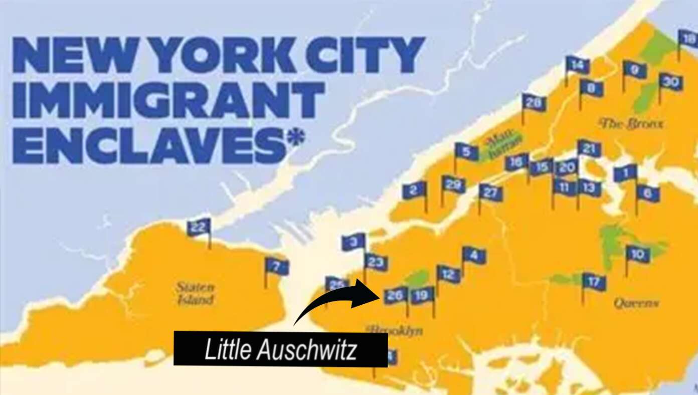 Uh Oh: Mamdani’s New NYC Map Includes ‘Little Auschwitz’ In Brooklyn #BabylonBee – NEW YORK CITY — Concerns over Mayor Zohran Mamdani’s "Immigrant Enclave Map" have grown after it was noted that the Mayor had added a "Little Auschwitz" in the middle of Brooklyn. Uh Oh: Mamdani’s New NYC Map Includes ‘Little Auschwitz’ In Brooklyn #BabylonBee – NEW YORK CITY — Concerns over Mayor Zohran Mamdani’s "Immigrant Enclave Map" have grown after it was noted that the Mayor had added a "Little Auschwitz" in the middle of Brooklyn.