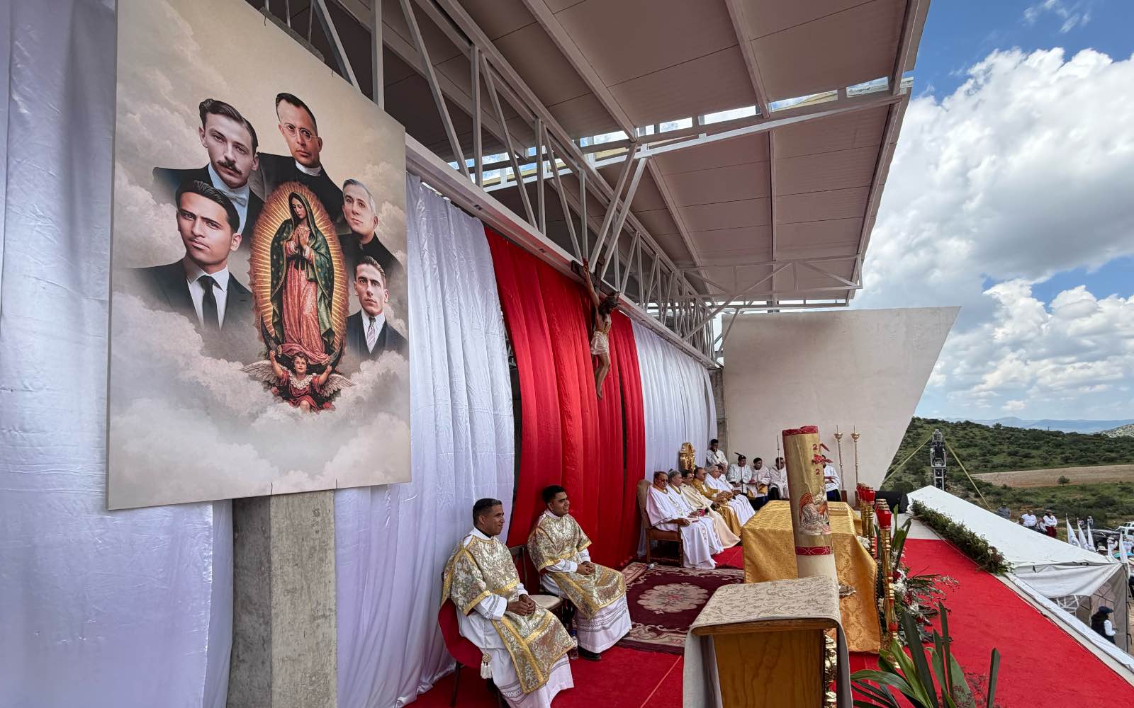 15,000 faithful and pope’s representative commemorate centenary of 4 Mexican martyrs – #Catholic – Around 15,000 faithful gathered on Saturday, Aug. 15, at the Holy Places of Chalchihuites in the Mexican state of Zacatecas to commemorate the centenary of four martyrs killed during the Cristero War.Archbishop Joseph Spiteri, apostolic nuncio to Mexico and representative of Pope Leo XIV in the country, presided over the celebration that concluded the centenary jubilee year.The Archdiocese of Durango shared images of the crowd gathered at the site where Sts. Luis Bátis Sáinz, Manuel Morales, Salvador Lara Puente, and David Roldán Lara were killed.The four martyrs were shot to death on Aug. 15, 1926, at Puerto de Santa Teresa, a town located in the state of Zacatecas and under the ecclesiastical jurisdiction of the Archdiocese of Durango.
Thousands of the faithful attend the Mass marking the centenary of the martyrdom of four Mexican saints on Aug. 15, 2026, at Puerto de Santa Teresa, Zacatecas. | Credit: Photo courtesy of Father Rafael López
‘God does not die’“God does not die,” Spiteri said at the beginning of his homily, echoing the words spoken by St. Manuel Morales before his execution.The nuncio recalled that the four martyrs “offered their lives while freely and peacefully professing their faith in God.”“Their crime was wanting to profess publicly, freely, and peacefully their faith in the God of life and in the Church founded by Our Lord Jesus Christ,” he stated.Spiteri noted that the four saints were victims of “an ideology that did not admit freedom of thought and conscience,” which some sought to “impose with violence.”In the face of this violence, he continued, the martyrs bore witness to the value “of peaceful resistance.” He emphasized that authentic freedom “is not wanting to do whatever we feel like, but being able to choose freely, consciously; choosing good and not evil.”He said that “choosing to respond to bad actions, violence, and injustice” by doing good and extending forgiveness “is true freedom.” The Vatican diplomat also encouraged Catholics to work “to build a more just society grounded in solidarity.”He emphasized that the Church relies not on “the force of power” but on “the power of service,” and he encouraged the faithful to renew their commitment to offering a witness “of dialogue, understanding, and listening to the most vulnerable and those on the margins, in order to build the kingdom of God.”Who were the 4 martyrs?St. Luis Bátis Sáinz was a priest in San Pedro Parish in Chalchihuites and was particularly noted for his work with young people, according to the Vatican website. He was arrested just 15 days after the suspension of public worship in Mexico, amid the intensification of religious persecution under the government of Plutarco Elías Calles.St. Manuel Morales, a husband and father of three, was a member of the Mexican Catholic Youth Action and president of the National League for the Defense of Religious Liberty, an organization that sought the repeal of the federal governmentʼs anticlerical provisions.When Bátis asked the soldiers to spare Morales’ life because he had a wife and children, Morales replied: “Father, I am dying, but God does not die. He will look after my wife and my children.”St. Salvador Lara Puente, who had just turned 21, worked for a mining company and was an active member of Catholic Action. When soldiers arrived looking for him, he replied: “Here I am.”St. David Roldán Lara, 24, also worked for a mining company and was actively involved in the parish apostolate. He and Lara were cousins.Bátis and Morales were the first to be shot to death. A few feet away, soldiers subsequently executed Salvador Lara and David Roldán.The four were beatified by St. John Paul II on Nov. 22, 1992, and canonized by the same pontiff on May 21, 2000, alongside St. Cristóbal Magallanes and other Mexican martyrs.The Archdiocese of Durango also counts among its martyrs St. Mateo Correa Magallanes, a priest murdered on Feb. 6, 1927, in the city of Durango.
Eucharistic adorers participate in the Mass marking the centenary of the martyrdom of St. Luis Bátis and his three companions on Aug. 15, 2026, in Puerto de Santa Teresa, Zacatecas. | Credit: Photo courtesy of Father Rafael López
Religious freedom and freedom of conscienceOn Friday, Aug. 14, during a press conference held upon his arrival in Durango, the nuncio said his message for the local Church was one “of peace and communion, as the Holy Father, Pope Leo XIV, also asks of us.”Spiteri highlighted the martyrs of Durango as examples of freedom of conscience.“Whenever the respect for freedom of conscience has been lacking … the results have always been very sad and tragic,” he warned.The pope’s representative clarified that religious freedom protects not only Catholics or those who profess a particular faith but also an individualʼs right not to adhere to any religion.“When this freedom of thought is restricted … it is always a step in the wrong direction; we are moving backward, not forward,” he stated.During his visit, Spiteri had the opportunity to visit the Museum of the Holy Martyrs and attend the opening of the photographic exhibition "Centenary of the Beginning of the Cristero Movement in Mexico and Durango."A shrine dedicated to the martyrs is currently being built at the Holy Places of Chalchihuites.The celebration was preceded by an eight-day archdiocesan pilgrimage that traveled the road to the Holy Places.At its conclusion on Aug. 14, the archbishop of Durango, Faustino Armendáriz Jiménez, stated: “Blessed are those who have traveled this path, because those of us who live this experience have experienced God.”The archdiocese also shared images of the pilgrims after completing the pilgrimage, “tired, but happy,” and with their “hearts full of gratitude and joy.”Facebook postThis story was first published by ACI Prensa, the Spanish-language sister service of EWTN News. It has been translated and adapted by EWTN News English. 15,000 faithful and pope’s representative commemorate centenary of 4 Mexican martyrs – #Catholic – Around 15,000 faithful gathered on Saturday, Aug. 15, at the Holy Places of Chalchihuites in the Mexican state of Zacatecas to commemorate the centenary of four martyrs killed during the Cristero War.Archbishop Joseph Spiteri, apostolic nuncio to Mexico and representative of Pope Leo XIV in the country, presided over the celebration that concluded the centenary jubilee year.The Archdiocese of Durango shared images of the crowd gathered at the site where Sts. Luis Bátis Sáinz, Manuel Morales, Salvador Lara Puente, and David Roldán Lara were killed.The four martyrs were shot to death on Aug. 15, 1926, at Puerto de Santa Teresa, a town located in the state of Zacatecas and under the ecclesiastical jurisdiction of the Archdiocese of Durango.
Thousands of the faithful attend the Mass marking the centenary of the martyrdom of four Mexican saints on Aug. 15, 2026, at Puerto de Santa Teresa, Zacatecas. | Credit: Photo courtesy of Father Rafael López
‘God does not die’“God does not die,” Spiteri said at the beginning of his homily, echoing the words spoken by St. Manuel Morales before his execution.The nuncio recalled that the four martyrs “offered their lives while freely and peacefully professing their faith in God.”“Their crime was wanting to profess publicly, freely, and peacefully their faith in the God of life and in the Church founded by Our Lord Jesus Christ,” he stated.Spiteri noted that the four saints were victims of “an ideology that did not admit freedom of thought and conscience,” which some sought to “impose with violence.”In the face of this violence, he continued, the martyrs bore witness to the value “of peaceful resistance.” He emphasized that authentic freedom “is not wanting to do whatever we feel like, but being able to choose freely, consciously; choosing good and not evil.”He said that “choosing to respond to bad actions, violence, and injustice” by doing good and extending forgiveness “is true freedom.” The Vatican diplomat also encouraged Catholics to work “to build a more just society grounded in solidarity.”He emphasized that the Church relies not on “the force of power” but on “the power of service,” and he encouraged the faithful to renew their commitment to offering a witness “of dialogue, understanding, and listening to the most vulnerable and those on the margins, in order to build the kingdom of God.”Who were the 4 martyrs?St. Luis Bátis Sáinz was a priest in San Pedro Parish in Chalchihuites and was particularly noted for his work with young people, according to the Vatican website. He was arrested just 15 days after the suspension of public worship in Mexico, amid the intensification of religious persecution under the government of Plutarco Elías Calles.St. Manuel Morales, a husband and father of three, was a member of the Mexican Catholic Youth Action and president of the National League for the Defense of Religious Liberty, an organization that sought the repeal of the federal governmentʼs anticlerical provisions.When Bátis asked the soldiers to spare Morales’ life because he had a wife and children, Morales replied: “Father, I am dying, but God does not die. He will look after my wife and my children.”St. Salvador Lara Puente, who had just turned 21, worked for a mining company and was an active member of Catholic Action. When soldiers arrived looking for him, he replied: “Here I am.”St. David Roldán Lara, 24, also worked for a mining company and was actively involved in the parish apostolate. He and Lara were cousins.Bátis and Morales were the first to be shot to death. A few feet away, soldiers subsequently executed Salvador Lara and David Roldán.The four were beatified by St. John Paul II on Nov. 22, 1992, and canonized by the same pontiff on May 21, 2000, alongside St. Cristóbal Magallanes and other Mexican martyrs.The Archdiocese of Durango also counts among its martyrs St. Mateo Correa Magallanes, a priest murdered on Feb. 6, 1927, in the city of Durango.
Eucharistic adorers participate in the Mass marking the centenary of the martyrdom of St. Luis Bátis and his three companions on Aug. 15, 2026, in Puerto de Santa Teresa, Zacatecas. | Credit: Photo courtesy of Father Rafael López
Religious freedom and freedom of conscienceOn Friday, Aug. 14, during a press conference held upon his arrival in Durango, the nuncio said his message for the local Church was one “of peace and communion, as the Holy Father, Pope Leo XIV, also asks of us.”Spiteri highlighted the martyrs of Durango as examples of freedom of conscience.“Whenever the respect for freedom of conscience has been lacking … the results have always been very sad and tragic,” he warned.The pope’s representative clarified that religious freedom protects not only Catholics or those who profess a particular faith but also an individualʼs right not to adhere to any religion.“When this freedom of thought is restricted … it is always a step in the wrong direction; we are moving backward, not forward,” he stated.During his visit, Spiteri had the opportunity to visit the Museum of the Holy Martyrs and attend the opening of the photographic exhibition "Centenary of the Beginning of the Cristero Movement in Mexico and Durango."A shrine dedicated to the martyrs is currently being built at the Holy Places of Chalchihuites.The celebration was preceded by an eight-day archdiocesan pilgrimage that traveled the road to the Holy Places.At its conclusion on Aug. 14, the archbishop of Durango, Faustino Armendáriz Jiménez, stated: “Blessed are those who have traveled this path, because those of us who live this experience have experienced God.”The archdiocese also shared images of the pilgrims after completing the pilgrimage, “tired, but happy,” and with their “hearts full of gratitude and joy.”Facebook postThis story was first published by ACI Prensa, the Spanish-language sister service of EWTN News. It has been translated and adapted by EWTN News English.