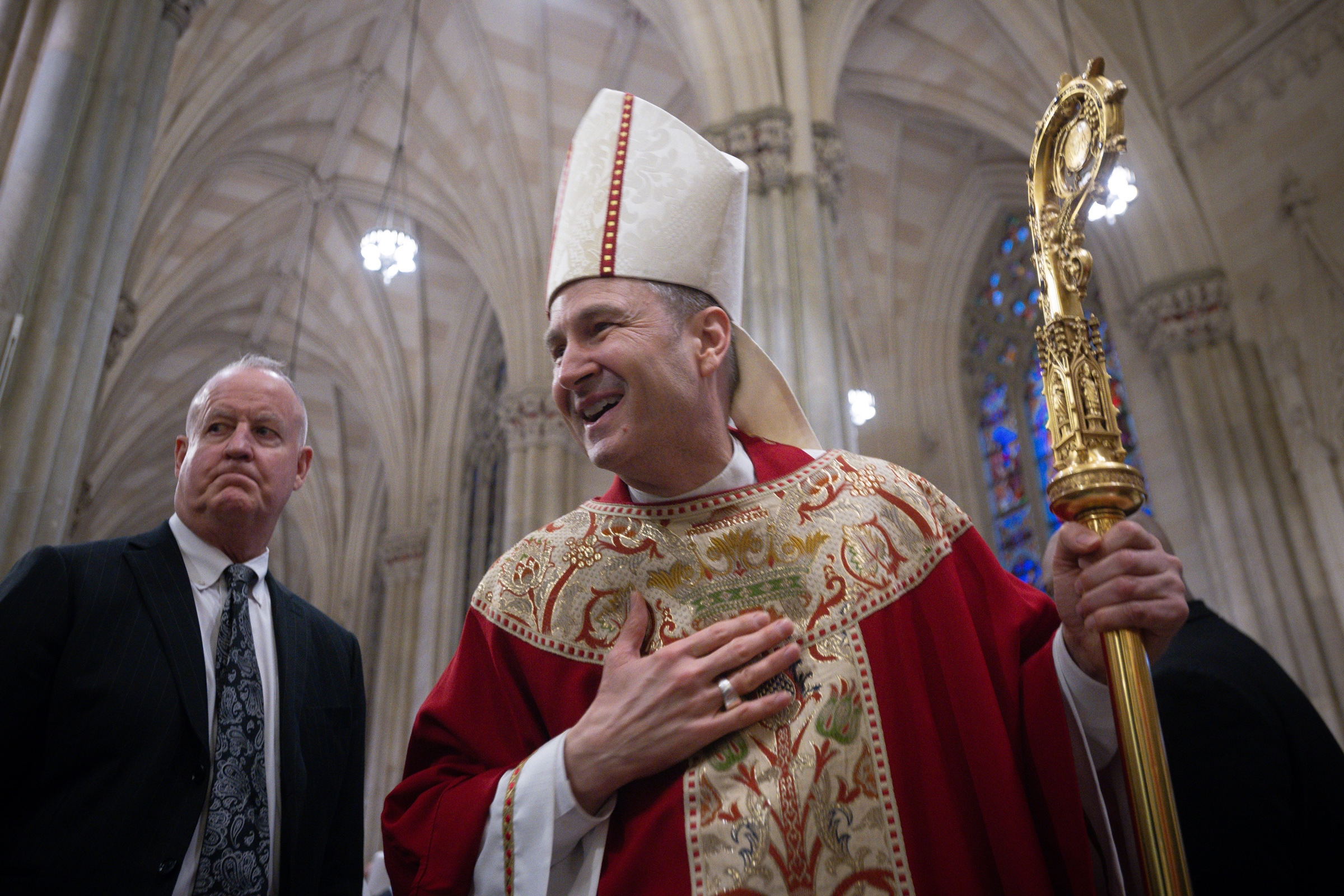 Archbishop Hicks resumes public ministry after eye surgery #Catholic Archbishop Ronald Hicks of New York celebrated his first public Mass since undergoing eye surgery in July.Hicks returned to St. Patrickʼs Cathedral to serve as the principal celebrant at the profession of vows of the Sisters of Life on Aug. 6, the feast of the Transfiguration. The day also marked the six-month anniversary of his installation as archbishop of New York.After only being able to celebrate Mass privately following surgery, “it was a great joy to be back at the main altar and to share that beautiful occasion with the Sisters of Life, their families, and friends,” Hicks wrote in a statement.After returning from a pilgrimage to Rome in the beginning of July, Hicks was diagnosed with a detached retina in his left eye. He underwent surgery involving “a vitrectomy, two sutures to reattach the retina, and the insertion of a gas bubble,” to aid the healing process.The surgery was successful, but the archbishop has been in a quiet recovery period since, he said. “Thanks be to God, my eye and vision continue to heal from the surgery. I am deeply grateful for the excellent medical care I have received,” Hicks said. “Following doctors' orders, I have been taking things slowly during my recovery. As many of you know, that is not always easy for me.” While the gas bubble is in his eye, Hicks shared he is unable to travel by airplane but will “gradually and carefully” add public Masses and other responsibilities to his schedule.“I look forward to being with you more frequently in the weeks ahead,” he said.“This period of recovery has also been a gift. It has provided more time than usual to sit quietly before the Lord in prayer. In the stillness, I have been reminded once again how much we all depend on Godʼs grace each day,” he wrote.“During these weeks, I have also been praying for you and your intentions, and will continue to do so,” he said. “Please, also, continue to pray for me. Your prayers are the greatest gift you can offer me at this time, and I am deeply grateful for each one.”“May the Lord Jesus, who healed the sick, restored sight to the blind, and brought hope to those in need, bless you with light, peace, and love,” he concluded. Archbishop Hicks resumes public ministry after eye surgery #Catholic Archbishop Ronald Hicks of New York celebrated his first public Mass since undergoing eye surgery in July.Hicks returned to St. Patrickʼs Cathedral to serve as the principal celebrant at the profession of vows of the Sisters of Life on Aug. 6, the feast of the Transfiguration. The day also marked the six-month anniversary of his installation as archbishop of New York.After only being able to celebrate Mass privately following surgery, “it was a great joy to be back at the main altar and to share that beautiful occasion with the Sisters of Life, their families, and friends,” Hicks wrote in a statement.After returning from a pilgrimage to Rome in the beginning of July, Hicks was diagnosed with a detached retina in his left eye. He underwent surgery involving “a vitrectomy, two sutures to reattach the retina, and the insertion of a gas bubble,” to aid the healing process.The surgery was successful, but the archbishop has been in a quiet recovery period since, he said. “Thanks be to God, my eye and vision continue to heal from the surgery. I am deeply grateful for the excellent medical care I have received,” Hicks said. “Following doctors' orders, I have been taking things slowly during my recovery. As many of you know, that is not always easy for me.” While the gas bubble is in his eye, Hicks shared he is unable to travel by airplane but will “gradually and carefully” add public Masses and other responsibilities to his schedule.“I look forward to being with you more frequently in the weeks ahead,” he said.“This period of recovery has also been a gift. It has provided more time than usual to sit quietly before the Lord in prayer. In the stillness, I have been reminded once again how much we all depend on Godʼs grace each day,” he wrote.“During these weeks, I have also been praying for you and your intentions, and will continue to do so,” he said. “Please, also, continue to pray for me. Your prayers are the greatest gift you can offer me at this time, and I am deeply grateful for each one.”“May the Lord Jesus, who healed the sick, restored sight to the blind, and brought hope to those in need, bless you with light, peace, and love,” he concluded.