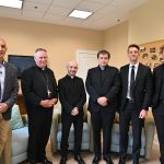 Beyond The Beacon podcast 116: Breaking down myths and what seminary life is really like #Catholic – 

Are you discerning the priesthood? Or want to learn more about what seminary life is all about? Four current seminarians for the Diocese of Paterson join the podcast to share their experience inside and outside the classroom. Joining Bishop Kevin J. Sweeney and Communications Director Jai Agnish are seminarians Michael Kane, Brian Collins, Eric Hasenbein, and Sean Gallagher. This episode was produced in collaboration with the Office of Vocations as part of Seminarian Media Day and was recorded at St. Paul Inside the Walls in Madison, N.J.
Listen to the episode here, or on any major podcast platform, or watch it on Bishop Sweeney’s YouTube channel.
BEACON PHOTOS | JOE GIGLI
 [See image gallery at beaconnj.org]

Click here to subscribe to our weekly newsletter.