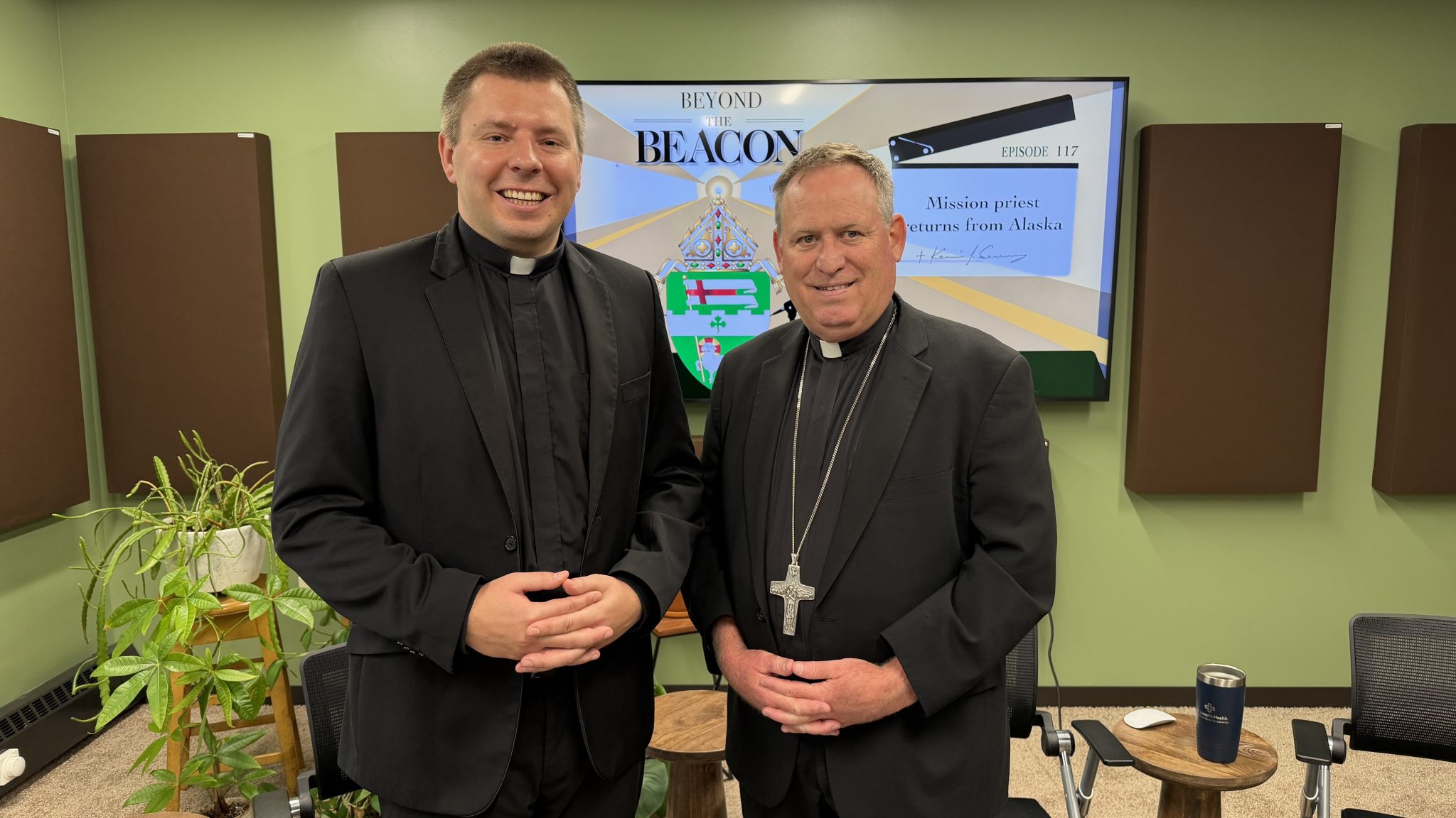 Beyond The Beacon podcast 117: How serving in Alaska transformed Father Kamil’s life #Catholic – 

Father Kamil Kiszka likened serving in Alaska to a priceless two-year retreat, during which he came away more peaceful and balanced. Father Kiszka returns to the podcast to talk about this unique full-time missionary experience in the Land of the Midnight Sun and what might be next for him. The conversation is moved along by Father Kiszka’s collection of photographs from Alaska. (Watch the&nbsp;video version of the podcast&nbsp;to see the photographs.)
Host Bishop Kevin J. Sweeney reflects on our call to be missionary disciples wherever we are.&nbsp;
Bishop Sweeney also reflects on the life of Father Rafael Ciro, who took his life one year ago, and a Memorial Mass scheduled the day this episode was recorded. He also mentions the feast days of St. Monica (Aug. 27) and her son St. Augustine (Aug. 28).&nbsp;
Listen to the episode here, or on any major podcast platform, or watch it on Bishop Sweeney’s YouTube channel.


Click here to subscribe to our weekly newsletter.
