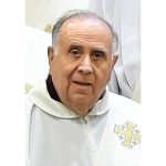 Obituary: Deacon Frank Puglia, 91 #Catholic – A Mass of Christian Burial will be held on Wednesday, Sept. 2, at 10 a.m. in St. Elizabeth Ann Seton Church in the Flanders neighborhood of Mount Olive Township, N.J., for Deacon Frank Puglia, a longtime permanent deacon serving the Paterson Diocese, N.J., who died on Aug. 26. He was 91.
Deacon Puglia was ordained in 1989 by the late Bishop Frank J. Rodimer and ministered for 13 years at St. Rose of Lima Parish in East Hanover, N.J. While there, he served on the Home and School Association and the 25th Anniversary Committee and chaired the building of the parish hall.
In 2001, Deacon Puglia and his wife Patricia, who predeceased him, moved to Mount Arlington, N.J., and he was then assigned to St. Elizabeth Ann Seton Parish in Flanders, where he actively ministered until a few years ago.
Deacon Puglia also served as the chaplain for the Catholic Chaplain’s Office at Morristown Medical Center, performing pre-op ministry, starting in 1988. At St. Elizabeth’s, he was a 4th degree Knight of Columbus and a member of the Parish Advisory Board.
The wake for Deacon Puglia will be held on Tuesday, Sept. 1, from 2 to 5 p.m. and again from 7 to 9 p.m. at the William J. Leber Funeral Home in Chester, N.J. His Mass of Christian Burial will be held on Wednesday, Sept. 2, at 10 a.m. in St. Elizabeth Ann Seton Church.
Please keep Deacon Puglia, his late wife, Patricia, and their family in your prayers.

Click here to subscribe to our weekly newsletter.