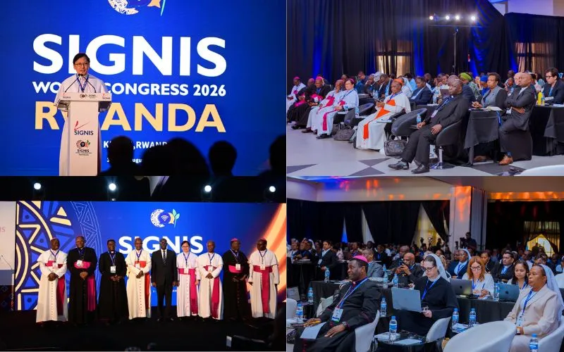 Pope to World SIGNIS Congress: Embrace digital communication that promotes human dignity #Catholic KIGALI, Rwanda — Pope Leo XIV called on Catholic communicators gathered this week in Kigali, Rwanda, to use digital communication platforms available to them to promote the common good, human dignity, truth, and environmental stewardship.The pope’s message was delivered by the apostolic nuncio in Rwanda, Archbishop Arnaldo Sánchez Catalán, during the opening ceremony of the first-ever SIGNIS World Congress to be held in Africa, taking place in Kigali under the theme “Digital Communication for Cultural Harmony and Environmental Well-Being.”In the message, sent through Vatican Secretary of State Cardinal Pietro Parolin, Pope Leo XIV expressed his spiritual closeness to participants and said he hoped their deliberations would provide “a new impetus” for ensuring that communication platforms serve the common good of the human family.The pope warned against a communication culture increasingly shaped by algorithms rather than genuine human encounter.He noted that the digital age has transformed everyday life, emphasizing that online communication goes beyond the transmission of information.In his encyclical Magnifica Humanitas, Pope Leo XIV observes that digital communication contributes to the creation of culture because it shapes how people perceive the world and consequently influences the collective conscience.Against this background, the Holy Father encouraged participants to explore communication strategies and tools inspired by the pursuit of truth and respect for human dignity. He said such efforts should contribute to a culture rooted in Gospel values, particularly communion, peace, and environmental stewardship.Addressing participants through a recorded message, Paolo Ruffini, prefect of the Vatican Dicastery for Communication, warned that technological advances, particularly artificial intelligence (AI), must not come at the expense of human relationships and responsibility.Ruffini acknowledged the transformative potential of AI but said the central question confronting society is not technological but human: what kind of people humanity chooses to become while using these technologies.AI, he said, can calculate, organize information, and emulate language, but it cannot replace wisdom born from freedom, personal experience, responsibility, and love.“We must never allow algorithms to write our story,” Ruffini cautioned, stressing that human beings must remain in control of the technologies they create.He called on communicators to safeguard human voices and faces in an increasingly digital environment, emphasizing that doing so requires cultivating critical thinking, preserving spaces for dialogue, and ensuring that technology remains at the service of the human person.Ruffini also challenged SIGNIS to strengthen its role as a global network connecting professionals working in journalism, cinema, and communication.He described communication as a public good that needs to be protected, urging the organization to build alliances with professionals, entrepreneurs, and information engineers committed to creating a better digital communication ecosystem.According to the prefect, SIGNIS should remain a network of people united by faith rather than becoming merely an ecclesiastical bureaucracy.He envisioned the organization as a space where relationships of trust can flourish, reliable information can be shared, and projects can be developed to promote a different model of communication.Such a network, he said, should create room for dialogue amid diversity and disagreement while ensuring that differences do not destroy fraternity.Ruffini further challenged Catholic communicators to resist a communication model driven primarily by profit or the pursuit of consensus, insisting that the ultimate purpose of communication must remain at the service of truth.“The future of communication will not ultimately depend on the power of our technologies. It will depend on the strength of our commitment and on the nature of our relationship,” he said.He urged participants to use their faith-based network to build bridges and create meaningful encounters in a world increasingly mediated by digital platforms.Ruffini called for greater space for human voices and faces in digital communication, encouraging SIGNIS members to help shape a communication ecosystem that places human dignity and relationships at its center.“The greatest innovation we can still offer our society is not as much a machine but a more human way of communicating,” he said.Participants in the Aug. 3–8 congress are exploring a wide range of topics, including digital communication for communion, religious and cultural praxis in the digital age, artificial intelligence in contemporary media, media literacy, youth engagement, environmental communication, and the role of Catholic communicators in promoting reconciliation and cultural harmony.Among the African countries represented at the congress are Rwanda (the host country), Burundi, the Democratic Republic of Congo, Kenya, Uganda, Tanzania, Nigeria, Togo, Ivory Coast, Cameroon, Zambia, Ghana, Senegal, Ethiopia, South Sudan, Sudan, Burkina Faso, Benin, South Africa, and Mozambique.This story was first published by ACI Africa, the sister service of EWTN News in Africa, and has been adapted by EWTN News.