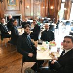 Seminarians highlight faith and calling during first Media Day #Catholic – On a recent podcast, Brian Collins, 24, a seminarian of the Paterson Diocese, N.J., demystified life in the seminary while studying for the priesthood.
“We spend lots of time studying the faith and praying individually and together, but we also have friends inside and outside the seminary, play video games and watch movies like regular young men,” said Collins, ready to start first-year philosophy studies at Immaculate Conception Seminary in South Orange, N.J.
On Aug. 14 afternoon, Collins and Michael Kane, another diocesan seminarian, appeared on a special remote episode of Beyond the Beacon, a podcast co-hosted by Bishop Kevin J. Sweeney. They talked about priestly vocations and the seminary with Jai Agnish, the podcast’s co-host and diocesan communications director, at St. Paul Inside the Walls in Madison, N.J. The episode was part of the diocese’s inaugural Seminarian Media Day event.





St. Paul’s was a beehive of activity for the Media Day. The event gave the 12 diocesan seminarians there the opportunity, with great wit and charm, to share their engaging stories about how God called them to the priesthood, their faith journeys so far, interests, and their lives in the seminary.
This content will be posted in the coming months on digital platforms where young people consume information, such as podcasts, social media, and print news, to help make them aware of the possibility of a priestly vocation. In September, the diocesan Vocations Office will launch an Instagram account dedicated to vocations, which will use much of this lively material.
“For Media Day, it was good to hear the voices from the faces of seminarians on vocations posters. Maybe our stories will encourage other men to enter the seminary,” Collins said. The podcast also included interviews with seminarians Eric Hasenbein and Sean Gallagher.
The Media Day was a collaboration by the diocesan Vocations Office, the Communications Office, and St. Paul Inside the Walls, the diocesan evangelization center. The event also highlighted the seminarians’ varied ages, backgrounds, and personalities.
“In today’s world, many young people exploring a vocation will first look online for information and inspiration,” said Father Charles Lana, diocesan vocations director. “We want to engage people where they are and provide them with resources that can help them hear and respond to God’s call. One of the best ways we can promote vocations is by featuring our seminarians, who are living witnesses to what it means to answer God’s call,” he said.
Before co-hosting the podcast, Bishop Sweeney joined the seminarians for Mass in St. Paul’s chapel. Among the congregants were Salesian Sister Theresa Lee, diocesan chancellor, and diocesan staff who work at the center.
“Let the lives of the saints inspire us —from bishops and religious sisters to those living the vocation of marriage, parents, grandparents, and those living the single life. We’re all sharing baptismal vocations that baptismal call to holiness,” Bishop Sweeney said in his Mass introduction.
The men featured in the digital content range from the start of seminary studies, called the propaedeutic year, to the diaconal year — the final step before being ordained a priest. In the afternoon, they each participated in one of three “content stations”: appearing on the podcast, making a short video, or sitting for an interview for a print news story.
“The seminarians’ participation is also helping them become agents of the New Evangelization. Future priests need to be able to communicate the truths of the faith not only from the pulpit, but also through the modern means of communication that people use every day,” Father Lana said. “Media Day is one small step toward helping our seminarians grow in confidence as public leaders, communicators, and messengers of the Gospel,” he said.

Click here to subscribe to our weekly newsletter.

With her cellphone, Cecile Pagliarulo, digital media specialist and a co-host of Beyond the Beacon, captured stories and insight from seminarians Jean- Baptiste Mollet, John Peter Zappe, David Marin, and Brian Reilly in English and Deacon Carlos Vargas in Spanish.
Pagliarulo asked the seminarians specific questions that will be used in several videos on vocations- or priest-themed observances, such as Priesthood Sunday, National Vocations Awareness Week, and World Day of Prayer for Vocations.
“I enjoyed meeting each of the seminarians — young men committed to learning and studying about the priesthood in hopes that they will become priests for future generations of Catholics. A common theme in asking them about vocations was that we are all called to holiness,” Pagliarulo said.
Meanwhile, Michael Wojcik, managing editor of BeaconNJ.org, camped out in a classroom at the center to interview seminarians James Burke and Mark Tosso about their vocation stories in English. In another classroom, Yoel Gonzalez, a Spanish-language writer for BeaconNJ.org, interviewed seminarian Jairo Jaramillo in Spanish.
Mary Drasheff, communications coordinator at St. Paul Inside the Walls, and Joseph Ginexi, digital media specialist at St. Paul Inside the Walls, also participated in Media Day, conducting video interviews with seminarians and assisting with setting up the podcast space.&nbsp;
“The Media Day was upbeat. It gave us seminarians a sense of brotherhood, encouraging one another, before we go back to school. There was great care and guidance, especially from more experienced seminarians, priests and Bishop Sweeney,” Tosso said.
Then, each seminarian posed for portraits outside on St. Paul’s front porch, taken by Joe Gigli, a freelance photographer for the diocese. Then the men continued the fellowship they started at lunch.
Catalina Zempoalteca, Vocations Office coordinator, organized the Media Day with Father Lana and the other collaborating offices in the diocese. She called the first-ever Media Day “a success.”
“All our 12 seminarians have unique and beautiful vocation stories that should be shared for other men to know that God is capable of moving in their lives towards the vocation that he is calling them to live out. In our case, we hope these stories inspire more men to discern the priesthood,” Zempoalteca said. “The journey of discerning one’s vocation is a love story unraveled by God. I’m blessed to witness this working in the Vocations Office and in helping it be shared through the content created on Media Day,” she said.
BEACON PHOTOS | JOE GIGLI & JESSICA MARTINEZ
 [See image gallery at beaconnj.org] &nbsp;