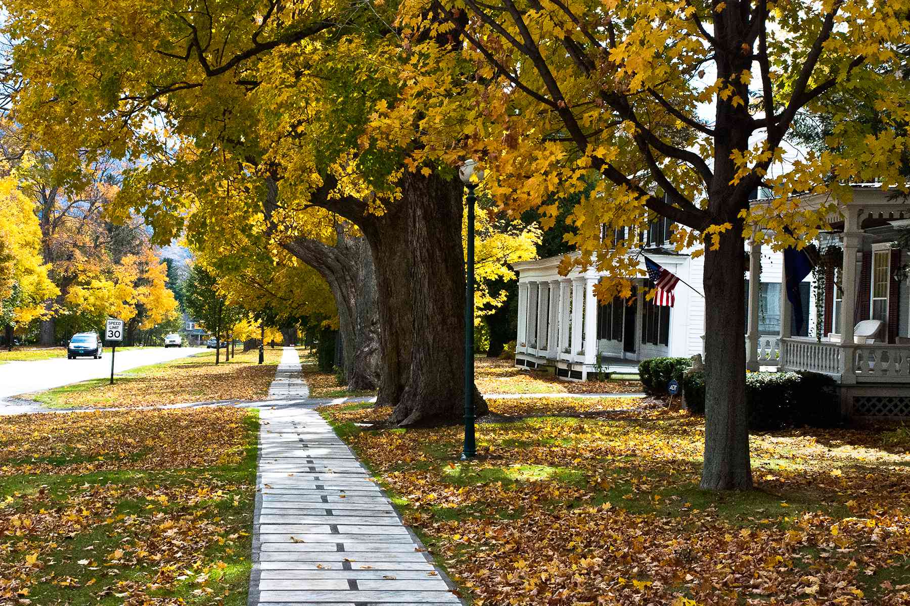 7 Picturesque Small Towns Across the U.S. That Are Perfect for a Fall Getaway #Travel From quiet beach strolls to leaf-peeping and stargazing, these destinations offer ample ways to appreciate the season.