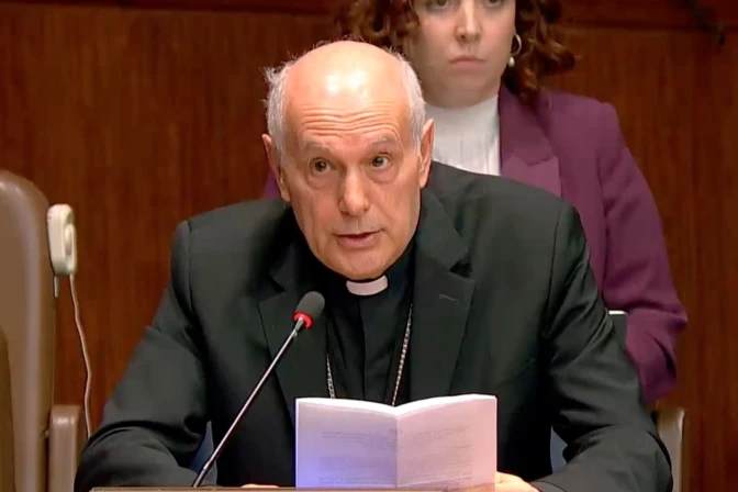 Apostolic nuncio calls for ‘moral voice’ in AI development #Catholic Archbishop Gabriele Giordano Caccia, apostolic nuncio to the United States, discussed the need for a “moral voice” in artificial intelligence (AI) development during a panel discussion hosted by Georgetown University on Sept. 9.The panel, titled “AI, Catholic Social Teaching, and Pope Leoʼs Invitation to Dialogue with the World,” examined Pope Leo XIV’s encyclical Magnifica Humanitas and its call for a shared human effort to develop technology that serves the common good rather than harms it.Speakers noted that the Holy Father’s encyclical stopped short of prescribing specific policy ideas for addressing the moral and ethical concerns, but the nuncio said “there is the perception that we need a moral voice” on the subject.“A moral voice is what?” he said. “Not everything which is possible to be done should be done. Not everything that technology offers should be taken. This is a moral choice.”Caccia stressed that decisions affecting human lives should not be handed over to AI, citing distinctions between AI algorithms and the human conscience, as the Holy Father discussed in Magnifica Humanitas.Leo drew a distinction between artificial intelligence and human intelligence in the encyclical, focusing on how each approaches moral questions. The pope wrote that he rejected ideas of “artificial moral agents” and the notion that a machine can “distinguish between right and wrong with greater consistency than a human being.”“Moral judgment cannot be reduced to calculation, for it involves conscience, personal responsibility and the recognition of the other as a person,” Leo wrote. “Therefore, it is not permissible to entrust lethal or otherwise irreversible decisions to artificial systems.”Caccia said during the panel discussion that, as a society, “we have to keep the value of the human relationship.”“The problem is that [if] life and death is decided by a machine, not by the human being, who is accountable?” he said. “So these are very important, important questions. But I am confident, as I said, that together we can face this situation and find a way.”The nuncio said he has similar concerns about the use of AI in other types of decision-making that impacts humans.“I hear very troubling accounts of algorithms that can block access to healthcare, employment, and security on the basis of data tainted by prejudice and injustice,” he said. “And Iʼve heard the silence of those who have no voice. When decisions are made, decisions [are] likely to generate new forms of exclusion and suffering.”Quoting the encyclical, Caccia affirmed the pope’s call that AI “needs to be disarmed.”
 
 Archbishop Gabriele Caccia, the Holy See’s permanent observer to the United Nations in New York, speaks on Aug. 29, 2025, the International Day Against Nuclear Tests. | Credit: Holy See Mission to the United Nations
 
 “The word is strong, I know, but deliberately chosen because this moment needs words capable of attracting attention, awakening consciences, and indicating paths forward for humanity,” he said. “This is more or less a framework in which we can go on with the conversation.”Speaking to EWTN News after the panel, Caccia said the pope’s call to address moral concerns of AI is not just a call to Church leadership but to every Catholic.“There is, of course, the voice of the bishops,” he said. “But there is also the voice of Catholic people who are in the business or are engineers who are in the economy, who are in the field. So itʼs not just for those who have pastoral responsibility, but for the bigger community.”Pope’s impact on AI discussionSeveral panelists discussed the importance of Magnifica Humanitas in providing a type of moral guidance on AI development that focuses on the common good of humanity.Jasmine Sun, a journalist who writes about AI and Silicon Valley, said she “was actually surprised by how much folks I knew in Silicon Valley, in the AI industry did pay attention to Magnifica Humanitas.”“It was a lot more engagement, I think, than I expected,” she said. “And once again, I think itʼs because there is this sense that the profit motive that has driven Silicon Valley, that continues to drive Silicon Valley, is not enough.”Molly Kinder, CEO of the Breakwater Initiative, said the Church provides “wisdom and moral leadership” and believes its broad focus on humanity is why people listened.“Iʼm struck that in the opening pages of the Bible, there is a discussion of Adam and Eve being put on Earth to till the land as our fundamental reason for existing,” she said. “And it feels to me sometimes when Iʼm in Silicon Valley … they almost talk about almost a new Garden of Eden that AI is going to bring about, that maybe our purpose is not to work, or maybe itʼs leisure or a check and a hobby.”Caccia too said he was “positively surprised” by the reaction to the encyclical, saying “it seems that there was a need to do something about this.”“It didnʼt pretend to have the answers,” he said, “but he put questions, common questions that we have to tackle together to decide where we want to go.”