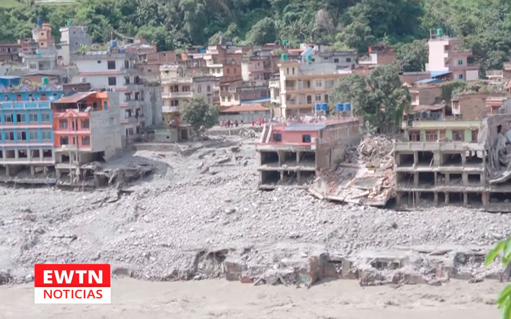 Church in Nepal helping flood victims find hope, apostolic administrator says #Catholic Father Silas Bogati, apostolic administrator of the apostolic vicariate of Nepal, said the Catholic Church, a small minority of about 10,000 faithful in the Asian nation, is committed to aiding those affected by the recent major flooding.According to authorities, the number of dead from last week’s flood exceeds 1,000, while more than 4,000 people remain missing across both countries, CNN reported.“By being there, providing relief now and, later, contributing to reconstruction, we give hope. Our presence among those who are suffering will give them hope,” the priest said in an interview with the pontifical foundation Aid to the Church in Need (ACN).Bogati explained that in Nepal, “the Catholic Church has 13 parishes and 10,000 Catholics, but it has always worked for the Nepali population irrespective of their religion, and we will continue to do so as they suffer in this hour of need.”Caritas Nepal has set up community kitchens and dispatched food supplies for 300 affected families to last for 15 days. Given the forecast of additional rainfall and the fact that many people are still sleeping outdoors, the organization said there is a need for tarpaulins, blankets, and sleeping mats.After noting that “no Catholic churches or chapels have been destroyed,” the Nepalese priest recalled that “the Holy Father, Pope Leo, was the first to pray and to show his sympathy and closeness to the victims of these flash floods. In the same way, we are receiving prayers and support from the Catholic Church around the world.”Leo XIV has encouraged prayers for those affected and for rescue teams, and has urged the international community to provide aid in a spirit of solidarity.Bogati described the affected area of Rasuwa, located on Nepalʼs border with Tibet. He said an important trade route with Tibet runs through the region, as well as the city of Syabrubesi, “one of the main departure points for tourists traveling toward the Langtang Valley.”One of this concerns is that “members of one of the Catholic communities [who] go down to Syabrubesi to work … may have been swept away by the waters. We do not have any figures yet.”“All these hotels and settlements were swept away. There has been a high death toll in this area, and the river continued downstream, wreaking havoc across five districts. The flood has caused enormous devastation, as a huge mass of water surged downstream, destroying everything in its path. Some communities are still cut off, and search and rescue operations are proving difficult,” he recounted.The apostolic administrator asked for prayers for all the victims and those affected by the tragedy, and expressed gratitude for ACN’s closeness and solidarity.This story was first published by ACI Prensa, the Spanish-language sister service of EWTN News. It has been translated and adapted by EWTN News English.