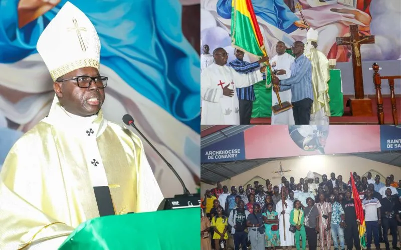 Guinean youth heading to West African Youth Day encouraged to be missionaries #Catholic CONAKRY, Guinea — The leader of Guinea’s Catholic Archdiocese of Conakry has urged 155 young Catholics from the country sent to represent their peers at the first West African Youth Day in Ghana to embrace the gathering as a missionary experience rather than a tourist trip.The Republic of Guinea is a French-speaking West African nation bordering the Atlantic with a population of about 13.5 million. The Guinean delegation was commissioned at Mass on Sept. 2 at St. Rita Sangoyah Parish of Conakry Archdiocese, ahead of the Sept. 7–11 youth gathering organized by the Regional Episcopal Conference of West Africa.In his homily, Archbishop François Sylla challenged the young Catholics to recognize their active role in the life and mission of the Church.“You are not merely beneficiaries of pastoral ministry; you are also actors in the mission of the Church,” Sylla said.The archbishop urged the delegates from the five dioceses of Guinea—Conakry, Boké, Kankan, Guéckédou and NʼZérékoré — to return from Accra transformed by their encounter with other young Catholics and ready to become witnesses of peace and hope in their communities.“You will go to Accra as ambassadors of our local Church,” Sylla said, noting that Guinea is currently marking the final phase of the 150th anniversary of evangelization in the country.He encouraged the youth to share with others what they will “see, hear and touch” during the gathering and to translate the experience into concrete service to the Church and society.“Your participation in this ecclesiastical event should not be a tourist journey,” the archbishop said.Instead, he described the encounter as an opportunity for the young people to deepen their faith, grow in conviction, and be educated in values that can foster greater commitment to the Church and society.The first West African Youth Day is being held under the theme “Take courage, young Catholics, actors of peace and hope in West Africa.”The gathering is expected to bring together youth from across the region in what has been described as a historic first for the continent.Sylla urged the delegates to return home sufficiently transformed to become “a stimulant of ecclesiastical and social engagement” for other young people searching for peace.He also challenged the youth. “The Church needs a youth who does not only say, ‘What can the Church do for me?’ But it needs a youth who also asks itself: ‘What can I do for the Church in the next few years? What is my role in the Church?’” he said.According to the archbishop, young people have a particular responsibility in a world increasingly shaped by social media, artificial intelligence, globalization, and rapid social change.He recalled Pope Francis’ appeal to young people in Venice, where the late pontiff emphasized the need for their energy, creativity, enthusiasm, and ability to dream.“The Church must not only speak to the youth today, but must learn to walk with them and to show them responsibility,” Sylla said, adding that “a youth who is responsible becomes a missionary force.”The archbishop described the young delegates as missionaries and encouraged them to see their participation in the youth day as an opportunity to become part of a wider movement of West African youth committed to peace, justice, security and hope.“You are therefore missionaries. The youth is the light of those in a West African country in search of peace, justice, security and hope,” the Catholic archbishop said.He called on the delegates to be witnesses of Christ’s hope and love in their families, communities and nation, while reminding them that they are already missionaries in the present, rather than simply future leaders.“Remind the West African youth that they are not only the leaders of your communities, but already the missionaries of today, in charge of bringing the light of Christ in all sectors of society,” Sylla said.He assured the young pilgrims of his prayers and invoked the protection of the saints as they embarked on their journey to Ghana.“We pray that peace will come and all the saints will accompany you in this pilgrimage,” he said, expressing hope that “the light of Christ will shine on you wherever you are.”This article was first published by ACI Africa, EWTN News’ sister service in Africa, and has been adapted by EWTN News English.