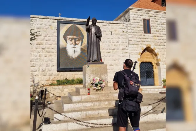 Lebanese faithful to walk to St. Charbel’s shrine in prayer for Christians in country’s south – #Catholic – In southern Lebanon, the story of Christian villages is not defined only by the destruction and isolation left by war but also by a deeply rooted presence and a determination to remain.Rmeich, Ain Ebel, Debel, and other border towns continue to be home to families who have chosen not to leave their land despite the dangers and hardships they face.In support of these communities, a prayer walk will take place Sept. 26 from Byblos to Annaya, home to the shrine of St. Charbel, carrying the intentions of Christians who continue to remain in the south, turning the journey into an act of solidarity and hope.Anthony Jarjour, a native of Rmeich and organizer of the initiative, told ACI MENA, the Arabic-language sister service of EWTN News, that “the goal of the walk is to unite our prayers and offer them for the Christians who remain steadfast in the south.”“Sometimes we feel that the state has abandoned us and that some people are unaware that families are still living there, in the border villages, safeguarding the country’s borders simply through their continued presence,” he said.This is not the first time Jarjour has organized a pilgrimage of this kind. Last year, he walked approximately 112 miles from Rmeich to Annaya, offering the journey for those who had died in traffic accidents.
Anthony Jarjour and fellow pilgrims at the St. Charbel Shrine in Lebanon in 2026. | Credit: Photo courtesy of Anthony Jarjour
This year, because of road closures, he will begin his own journey Tuesday, Sept. 22, from Tyre, covering approximately 93 miles before reaching Annaya on Saturday to take part in the conclusion of the pilgrimage.Explaining why Annaya was chosen as the final destination, Jarjour said: “I have a personal experience with St. Charbel, and I felt his presence during the previous walk. I believe he always protects us through Our Lord Jesus. As for Annaya, it needs no introduction.”He said the pilgrimage is being organized in cooperation with several organizations and local authorities, including the Monastery of St. Maron in Annaya and the municipalities of Byblos and Annaya. Lebanon’s Civil Defense and Red Cross will provide support and assistance along the route.Jarjour has served his hometown of Rmeich and other communities along the border through volunteer work with the Red Cross, Caritas, and Civil Defense, taking part in field operations and helping residents during difficult circumstances. However, he wanted to add a spiritual dimension to that service. Through the pilgrimage, he seeks to turn every step into a prayer for peace and for those who continue to remain in southern Lebanon.This story was first published by ACI MENA, the Arabic-language sister service of EWTN News. It has been translated and adapted by EWTN News English. Lebanese faithful to walk to St. Charbel’s shrine in prayer for Christians in country’s south – #Catholic – In southern Lebanon, the story of Christian villages is not defined only by the destruction and isolation left by war but also by a deeply rooted presence and a determination to remain.Rmeich, Ain Ebel, Debel, and other border towns continue to be home to families who have chosen not to leave their land despite the dangers and hardships they face.In support of these communities, a prayer walk will take place Sept. 26 from Byblos to Annaya, home to the shrine of St. Charbel, carrying the intentions of Christians who continue to remain in the south, turning the journey into an act of solidarity and hope.Anthony Jarjour, a native of Rmeich and organizer of the initiative, told ACI MENA, the Arabic-language sister service of EWTN News, that “the goal of the walk is to unite our prayers and offer them for the Christians who remain steadfast in the south.”“Sometimes we feel that the state has abandoned us and that some people are unaware that families are still living there, in the border villages, safeguarding the country’s borders simply through their continued presence,” he said.This is not the first time Jarjour has organized a pilgrimage of this kind. Last year, he walked approximately 112 miles from Rmeich to Annaya, offering the journey for those who had died in traffic accidents.
Anthony Jarjour and fellow pilgrims at the St. Charbel Shrine in Lebanon in 2026. | Credit: Photo courtesy of Anthony Jarjour
This year, because of road closures, he will begin his own journey Tuesday, Sept. 22, from Tyre, covering approximately 93 miles before reaching Annaya on Saturday to take part in the conclusion of the pilgrimage.Explaining why Annaya was chosen as the final destination, Jarjour said: “I have a personal experience with St. Charbel, and I felt his presence during the previous walk. I believe he always protects us through Our Lord Jesus. As for Annaya, it needs no introduction.”He said the pilgrimage is being organized in cooperation with several organizations and local authorities, including the Monastery of St. Maron in Annaya and the municipalities of Byblos and Annaya. Lebanon’s Civil Defense and Red Cross will provide support and assistance along the route.Jarjour has served his hometown of Rmeich and other communities along the border through volunteer work with the Red Cross, Caritas, and Civil Defense, taking part in field operations and helping residents during difficult circumstances. However, he wanted to add a spiritual dimension to that service. Through the pilgrimage, he seeks to turn every step into a prayer for peace and for those who continue to remain in southern Lebanon.This story was first published by ACI MENA, the Arabic-language sister service of EWTN News. It has been translated and adapted by EWTN News English.