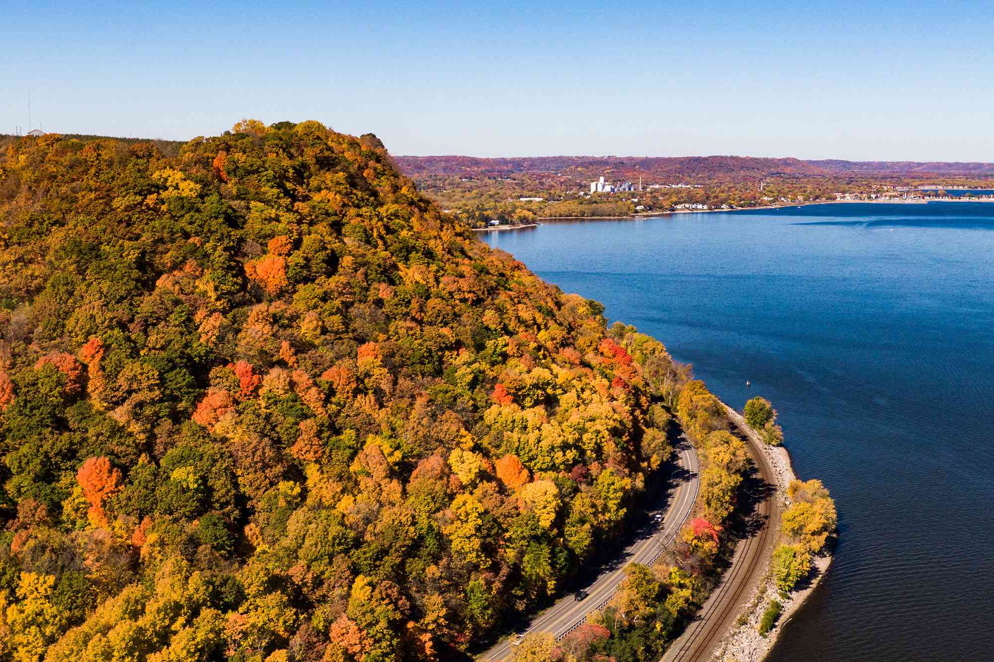 This Minnesota Byway Is One of the Best U.S. Fall Road Trips, With Lake Superior Views and 8 State Parks #Travel The North Shore Scenic Drive runs 154 miles past lighthouses, waterfalls, and charming small towns.