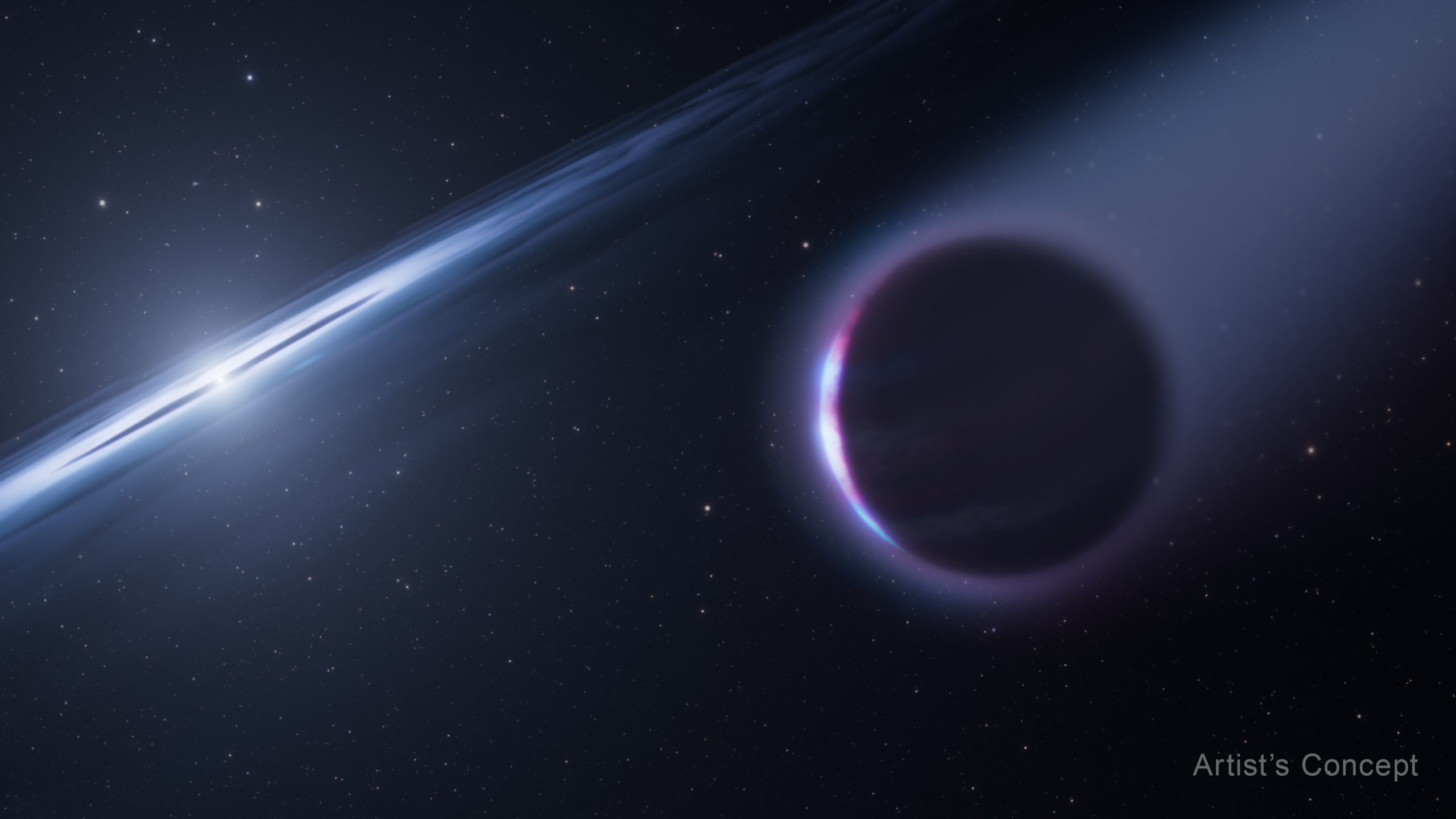 Astronomers Solve Cosmic Cold Case with NASA Hubble Data – This artist’s concept depicts a possible explanation for the unusual chemical abundances NASA’s Hubble Space Telescope detected in the HS 0209+0832 system: a second-generation planet orbiting the white dwarf star.