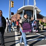 Catholics take Morristown streets, pray for end to abortion #Catholic – On Oct. 3, Bishop Kevin J. Sweeney joined with a broad assembly of Catholics from around the Paterson Diocese, N.J., and beyond for his monthly Mass and Rosary Procession for Life at St. Margaret of Scotland Parish in Morristown, N.J.
Bishop Sweeney celebrated the Mass, which was concelebrated by Father Duberney Villamizar, St. Margaret’s pastor and diocesan vicar for Hispanic affairs, and Father Isaac Spinharney of the Franciscan Friars of the Renewal at St. Michael’s Friary in Paterson, N.J. Deacon Tim Holden of St. Margaret’s assisted with the liturgy.
After the Mass, Bishop Sweeney led the faithful, including clergy, religious, and laity, in a rosary procession to the Planned Parenthood on Speedwell Avenue. They prayed for an end to abortion. Several people held pro-life signs in English and Spanish. The group returned to St. Margaret’s for Eucharistic adoration.
To continue this mission, a Mass and procession for life is held on the first Saturday of the month at 8 a.m. at St. Margaret’s. Priests and faithful from around the diocese are invited to join.
BEACON PHOTOS | JOE GIGLI
 [See image gallery at beaconnj.org] 

Click here to subscribe to our weekly newsletter.