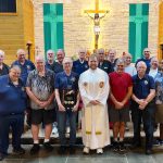 Hopatcong Knights earn second consecutive Star award #Catholic – Knights of Columbus Council 9914 was awarded the Star Award plaque at St. Jude Church in Hopatcong, N.J., on Oct. 1. The council’s chaplain, Father Peter Wierzbicki, and Grand Knight Frank Wimbush, along with many council brothers, were present to accept the honor. The Council is based at St. Jude Parish and has earned Star Council for two consecutive years. The Star Council Award is the international organization’s highest honor recognizing overall excellence in local council operations, membership growth, insurance promotion, and program activities.
Click here to subscribe to our weekly newsletter.
Hopatcong Knights earn second consecutive Star award #Catholic – Knights of Columbus Council 9914 was awarded the Star Award plaque at St. Jude Church in Hopatcong, N.J., on Oct. 1. The council’s chaplain, Father Peter Wierzbicki, and Grand Knight Frank Wimbush, along with many council brothers, were present to accept the honor. The Council is based at St. Jude Parish and has earned Star Council for two consecutive years. The Star Council Award is the international organization’s highest honor recognizing overall excellence in local council operations, membership growth, insurance promotion, and program activities.
Click here to subscribe to our weekly newsletter.