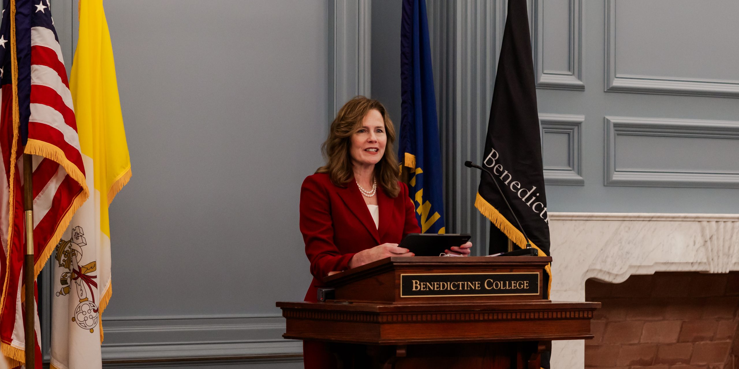 Justice Amy Coney Barrett headlines Benedictine College library dedication – #Catholic – U.S. Supreme Court Justice Amy Coney Barrett gave the keynote address at the dedication of Benedictine College’s Independence Hall library Sept. 26.“My hope is that this library will help the students of Benedictine College defend the American project today,” Barrett said during her remarks, according to a Sept. 28 press release. “And I hope that it will bring them together to discuss new ideas, forge friendships and, importantly, learn to disagree respectfully. In a time of hyper-polarization, many have limited interactions with those whose beliefs they do not like. But citizens must learn to disagree about ideas without making enemies of the people who hold them. The success of the American project depends on it.”Sen. Jerry Moran, R-Kansas, also delivered remarks. “We change the world one soul at a time, and one citizen at a time,” he said. “It happens here every day at Benedictine College … If we could judge the world and its future by what happens here at this college, we can have a very warm spot in our heart and a very bright sense of hope.”Other speakers at the event included the college’s president, Stephen Minnis; Michael Kuckelman, chairman of the board of directors; Kimberly Shankman, dean and provost of the college; recent alumni Jeffery Schremmer and Arturo Hernandez; and Abbot James Albers of St. Benedict Abbey, who led prayers.Chicago Archdiocese urges Illinois to join federal education tax credit programThe Archdiocese of Chicago is calling on Illinois Gov. JB Pritzker to opt the state in to a new federal Education Freedom Tax Credit program that could bring up to billion in additional education funding to Illinois schools.“Yesterday, the U.S. Department of Treasury released draft guidelines for the Education Freedom Tax Credit program. They offer a clear opportunity for Illinois to join the program and open the door to much-needed education funding for all schools in the state,” the archdiocese said in an Oct. 2 press release.Under the program, individuals could receive a dollar-for-dollar federal tax credit of up to ,700, while couples filing jointly could receive up to ,400, for donations to recognized scholarship-granting organizations. The program would not require state or local funding or taxes.Most of the funding generated through the program would support public school students, while some could provide scholarships for students attending Catholic and other nonpublic schools, according to the archdiocese. The funding also could support tutoring, education technology, school supplies, and transportation.“If our state does not opt-in, polls indicate that up to billion in Illinois donations would flow to other states, funding that could benefit our own students. It is imperative that Gov. Pritzker opt Illinois into the program to help secure this new funding source for our state’s students,” the archdiocese said.Bishop David M. O’Connell, CM, chairman of the U.S. Conference of Catholic Bishops’ Committee on Catholic Education, similarly called the federal scholarship tax credit “a transformative opportunity for children across the country” in an Oct. 2 statement.Australian Catholic school system to cut ties with religious order after abuse scandalThe Trustees of Edmund Rice Education Australia is considering severing the national network of Catholic schools’ connection with the Christian Brothers after a fallout over the compensation of sexual abuse victims.Edmund Rice is seeking to part ways with the order that runs the 61 schools in its network as the relationship between the organization and the religious order have “become strained,” according to an ABC News report.The move comes after the Christian Brothers attempted to avoid paying sex abuse survivor claims by transferring over million worth of property assets to Edmund Rice over a decade in symbolic dollar transfers. Justice Amy Coney Barrett headlines Benedictine College library dedication – #Catholic – U.S. Supreme Court Justice Amy Coney Barrett gave the keynote address at the dedication of Benedictine College’s Independence Hall library Sept. 26.“My hope is that this library will help the students of Benedictine College defend the American project today,” Barrett said during her remarks, according to a Sept. 28 press release. “And I hope that it will bring them together to discuss new ideas, forge friendships and, importantly, learn to disagree respectfully. In a time of hyper-polarization, many have limited interactions with those whose beliefs they do not like. But citizens must learn to disagree about ideas without making enemies of the people who hold them. The success of the American project depends on it.”Sen. Jerry Moran, R-Kansas, also delivered remarks. “We change the world one soul at a time, and one citizen at a time,” he said. “It happens here every day at Benedictine College … If we could judge the world and its future by what happens here at this college, we can have a very warm spot in our heart and a very bright sense of hope.”Other speakers at the event included the college’s president, Stephen Minnis; Michael Kuckelman, chairman of the board of directors; Kimberly Shankman, dean and provost of the college; recent alumni Jeffery Schremmer and Arturo Hernandez; and Abbot James Albers of St. Benedict Abbey, who led prayers.Chicago Archdiocese urges Illinois to join federal education tax credit programThe Archdiocese of Chicago is calling on Illinois Gov. JB Pritzker to opt the state in to a new federal Education Freedom Tax Credit program that could bring up to billion in additional education funding to Illinois schools.“Yesterday, the U.S. Department of Treasury released draft guidelines for the Education Freedom Tax Credit program. They offer a clear opportunity for Illinois to join the program and open the door to much-needed education funding for all schools in the state,” the archdiocese said in an Oct. 2 press release.Under the program, individuals could receive a dollar-for-dollar federal tax credit of up to ,700, while couples filing jointly could receive up to ,400, for donations to recognized scholarship-granting organizations. The program would not require state or local funding or taxes.Most of the funding generated through the program would support public school students, while some could provide scholarships for students attending Catholic and other nonpublic schools, according to the archdiocese. The funding also could support tutoring, education technology, school supplies, and transportation.“If our state does not opt-in, polls indicate that up to billion in Illinois donations would flow to other states, funding that could benefit our own students. It is imperative that Gov. Pritzker opt Illinois into the program to help secure this new funding source for our state’s students,” the archdiocese said.Bishop David M. O’Connell, CM, chairman of the U.S. Conference of Catholic Bishops’ Committee on Catholic Education, similarly called the federal scholarship tax credit “a transformative opportunity for children across the country” in an Oct. 2 statement.Australian Catholic school system to cut ties with religious order after abuse scandalThe Trustees of Edmund Rice Education Australia is considering severing the national network of Catholic schools’ connection with the Christian Brothers after a fallout over the compensation of sexual abuse victims.Edmund Rice is seeking to part ways with the order that runs the 61 schools in its network as the relationship between the organization and the religious order have “become strained,” according to an ABC News report.The move comes after the Christian Brothers attempted to avoid paying sex abuse survivor claims by transferring over million worth of property assets to Edmund Rice over a decade in symbolic dollar transfers.
