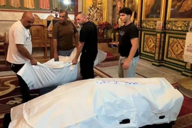 Latin Patriarchate mourns two Christian women killed in Gaza City strike – #Catholic – Two Christian women were killed early on Oct. 3 in an Israeli strike on a residential apartment in western Gaza City, according to Palestinian and Church sources. The women had recently moved into the apartment after spending a prolonged period sheltering at Holy Family Catholic Church during the ongoing war.The victims were identified as Maysaa Khader Ibrahim Abu Dawoud and Mary Hafez Michel al-Najjar. They had been living in an apartment in the Institutions area of western Gaza City.The Israeli military did not immediately comment on the strike.In a statement to ACI MENA, the Arabic-language sister service of EWTN News, George Anton, the director of operations for the Latin Patriarchate in Gaza, said the two women had stayed at Holy Family Catholic Church throughout the war before recently moving into a rented apartment in an effort to resume a more stable life after months of displacement and sheltering at the church.Anton said the apartment was struck early on Oct. 3, killing both women. He said their deaths had “left deep sorrow among Christian families in the Gaza Strip.”In a statement of mourning issued by the Latin Patriarchate of Jerusalem, Cardinal Pierbattista Pizzaballa expressed his “profound sorrow and grief” over the deaths of the two women in the strike on Gaza City.Pizzaballa in the statement offered his condolences to their families and to Gaza’s Christian community, praying that God would grant their loved ones consolation and strength during the painful time.Holy Family Catholic Parish and the Greek Orthodox Church of St. Porphyrius in Gaza also mourned the two women and offered condolences to the Abu Dawoud, Ayyad, and al-Najjar families.Anton pointed to figures recently cited by Pizzaballa showing a sharp decline in Gaza’s Christian population since the outbreak of the war, as members of the community have either died or left the Gaza Strip.In September, Pizzaballa said the number of Christians remaining in Gaza — Catholics and Orthodox combined — had fallen to 541, down from 1,017 before the war.Churches in Gaza have sheltered hundreds of displaced people during the conflict, Anton said, including people who lost their homes or were forced to flee them.Holy Family Catholic Church and St. Porphyrius Greek Orthodox Church have provided shelter to Christian and non-Christian families, while some families later moved into alternative housing as the war and widespread destruction continued.The deaths of the two women underscore the precarious situation facing Christians who have remained in the Gaza Strip. Like other Palestinians in Gaza, they continue to endure displacement, the loss of relatives and homes, and deteriorating humanitarian conditions while seeking to preserve their Christian presence and religious life under extremely difficult circumstances.This story was first published by ACI MENA, the Arabic-language sister service of EWTN News. It has been translated and adapted by EWTN News English. Latin Patriarchate mourns two Christian women killed in Gaza City strike – #Catholic – Two Christian women were killed early on Oct. 3 in an Israeli strike on a residential apartment in western Gaza City, according to Palestinian and Church sources. The women had recently moved into the apartment after spending a prolonged period sheltering at Holy Family Catholic Church during the ongoing war.The victims were identified as Maysaa Khader Ibrahim Abu Dawoud and Mary Hafez Michel al-Najjar. They had been living in an apartment in the Institutions area of western Gaza City.The Israeli military did not immediately comment on the strike.In a statement to ACI MENA, the Arabic-language sister service of EWTN News, George Anton, the director of operations for the Latin Patriarchate in Gaza, said the two women had stayed at Holy Family Catholic Church throughout the war before recently moving into a rented apartment in an effort to resume a more stable life after months of displacement and sheltering at the church.Anton said the apartment was struck early on Oct. 3, killing both women. He said their deaths had “left deep sorrow among Christian families in the Gaza Strip.”In a statement of mourning issued by the Latin Patriarchate of Jerusalem, Cardinal Pierbattista Pizzaballa expressed his “profound sorrow and grief” over the deaths of the two women in the strike on Gaza City.Pizzaballa in the statement offered his condolences to their families and to Gaza’s Christian community, praying that God would grant their loved ones consolation and strength during the painful time.Holy Family Catholic Parish and the Greek Orthodox Church of St. Porphyrius in Gaza also mourned the two women and offered condolences to the Abu Dawoud, Ayyad, and al-Najjar families.Anton pointed to figures recently cited by Pizzaballa showing a sharp decline in Gaza’s Christian population since the outbreak of the war, as members of the community have either died or left the Gaza Strip.In September, Pizzaballa said the number of Christians remaining in Gaza — Catholics and Orthodox combined — had fallen to 541, down from 1,017 before the war.Churches in Gaza have sheltered hundreds of displaced people during the conflict, Anton said, including people who lost their homes or were forced to flee them.Holy Family Catholic Church and St. Porphyrius Greek Orthodox Church have provided shelter to Christian and non-Christian families, while some families later moved into alternative housing as the war and widespread destruction continued.The deaths of the two women underscore the precarious situation facing Christians who have remained in the Gaza Strip. Like other Palestinians in Gaza, they continue to endure displacement, the loss of relatives and homes, and deteriorating humanitarian conditions while seeking to preserve their Christian presence and religious life under extremely difficult circumstances.This story was first published by ACI MENA, the Arabic-language sister service of EWTN News. It has been translated and adapted by EWTN News English.