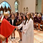 Morris Township academy celebrates life of Blessed Miriam Teresa #Catholic – On the morning of Oct. 6, the Academy of St. Elizabeth in the Convent Station neighborhood of Morris Township, N.J., welcomed Bishop Kevin J. Sweeney, who celebrated the academy’s annual Bishop’s Mass, commemorating the 12th anniversary of the beatification of Blessed Miriam Teresa Demjanovich.
Blessed Demjanovich was a prayerful woman and gifted writer who had an enormous impact before her untimely death at age 26. She was a member of the Sisters of Charity of Convent Station, the religious community that founded and continues to operate the Academy of St. Elizabeth.
During Mass, Bishop Sweeney spoke about the importance of servant leadership, reflected not only in the life of Blessed Miriam Teresa, but also in the lives of the academy’s newly commissioned extraordinary ministers of Holy Communion. He blessed our six newest extraordinary Eucharistic ministers and challenged them to live as servant leaders, both within the Church and beyond.
Father Krzysztof Tyszko, parochial vicar of Assumption Parish in Morristown, served as master of ceremonies for the Mass, which included participation from members of the academy community.
“The Academy warmly thanks Bishop Sweeney for his kind, pastoral care for our Academy community and looks forward to his next visit to Convent Station,” the Academy of St. Elizabeth posted on social media.
BEACON PHOTOS | JOE GIGLI
 [See image gallery at beaconnj.org] 

Click here to subscribe to our weekly newsletter.