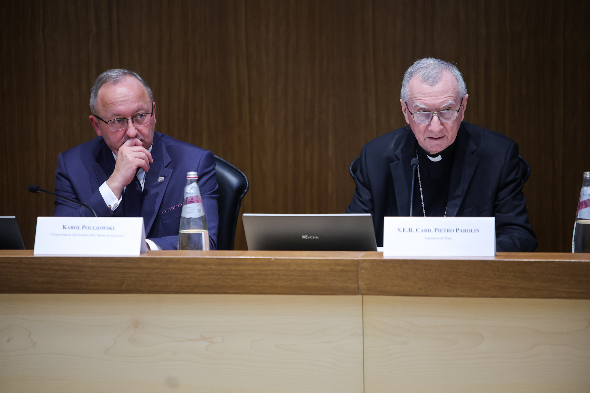 Rome conference asks whether the Church did enough to resist totalitarian regimes #Catholic A conference in Rome this week examined how the Church addressed totalitarian regimes in the 20th century. The conference “The Holy See in the Face of Totalitarian Systems in the 20th Century: New Perspectives and Research Directions” was held at the Pontifical Gregorian University in Rome from Oct. 28–29. Over the two days, scholars discussed how the Vatican responded to oppressive governments, particularly from the time of Pope Pius XII to the Second Vatican Council.The Institute of National Remembrance – Commission for the Prosecution of Crimes against the Polish Nation and the Pontifical Committee of Historical Sciences, which organized the event, also presented a new exhibit at the Gregorian on the 1966 celebrations of the 1,000th anniversary of the Baptism of Poland in 966.Totalitarianism: Temptation to be like GodAs reported by Vatican News, the conference opened with a keynote address from Vatican Secretary of State Cardinal Pietro Parolin, who warned nations against asserting themselves in the place of God.“[Totalitarianism] arises from the human temptation to want to ‘be like God,’ to control how humanity lives and thinks, and to impose one’s own ideological convictions on it,” Parolin said.
 
 Vatican Secretary of State Cardinal Pietro Parolin speaks at the conference “The Holy See in the Face of Totalitarian Systems in the 20th Century: New Perspectives and Research Directions,” at the Pontifical Gregorian University in Rome on Oct. 28, 2026. | Credit: Dariusz Skrzyniarz/Instytut Pamięci Narodowej
 
 He also criticized the tendency of countries to elevate the state and certain constructs in place of religion.“By elevating social class, race, or the state to the altar in God’s place, [totalitarian regimes] sacralized their ideological concepts and created political religions, with their own ‘liturgies,’ prophets, martyrs, and ethical norms,” Parolin added.
 
 A new exhibit commemorating the 1966 celebration of the Baptism of Poland in A.D. 966 was launched at the Pontifical Gregorian University in Rome on Oct. 28, 2026. | Credit: Ishmael Adibuah/EWTN News
 
 Pius XII’s Vatican and the Nazi regimeAmong the topics discussed at the conference was the Holy See’s stance under Venerable Pius XII toward Nazi Germany during the Second World War, including the Holocaust.Parolin maintained that Pius XII condemned wars in a way “that would not provoke even greater persecution” and that he displayed “a diplomacy of charity on an unprecedented scale.” Others at the conference described the Church’s stance during this period as “sustainable.”
 
 Pope Pius XII and Adolf Hitler. | Credit: Everett Historical/Shutterstock
 
 “I would say that the Church, and the Holy See in particular, did what it considered possible and sustainable during the periods we have discussed, just as it does today,” said Father Nicola Spinato, a theologian from Padua, Italy.“The Holy See and the Church are not simply political actors competing within the political arena. Their role is pastoral and ecclesial,” Spinato added.Vatican totalitarian resistance under Vatican II and John Paul IIDuring the conference, several participants presented on the influence of the Second Vatican Council on the Holy See’s vocal resistance to totalitarian regimes.Spinato presented on how the Church, through the council, formulated its opposition to racism and all forms of discrimination.“The confrontation with the totalitarianism and racism of the 20th century contributed to the development of the Church’s social teaching,” Spinato said.Others noted St. John Paul II’s influence on Vatican diplomacy, particularly in Poland and Latin America.
 
 The Church of Santo Spirito in Sassia has a side chapel dedicated to St. John Paul II. | Credit: Courtney Grogan/EWTN News
 
 “John Paul II actively intervened to end dictatorships and to promote the return to democracy. From April 1-6, 1987, he visited Chile — a trip that would change the country’s history,” Gianni La Bella, a member of the Pontifical Committee of Historical Sciences, said.“Following John Paul’s pilgrimages to Poland in 1983 and 1987, efforts began to overcome the crisis. His influence and laws guaranteeing religious freedom paved the way for Poland and the Holy See to restore full diplomatic relations on July 17, 1989,” Father Albert Warso, a professor at John Paul II Catholic University of Lublin, said.